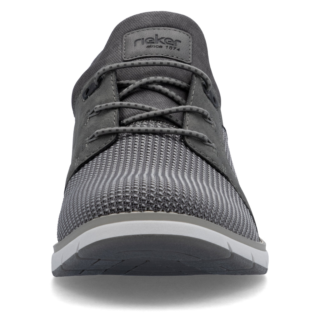 Grey Elasticated Shoes for Men | Rieker 11358-42