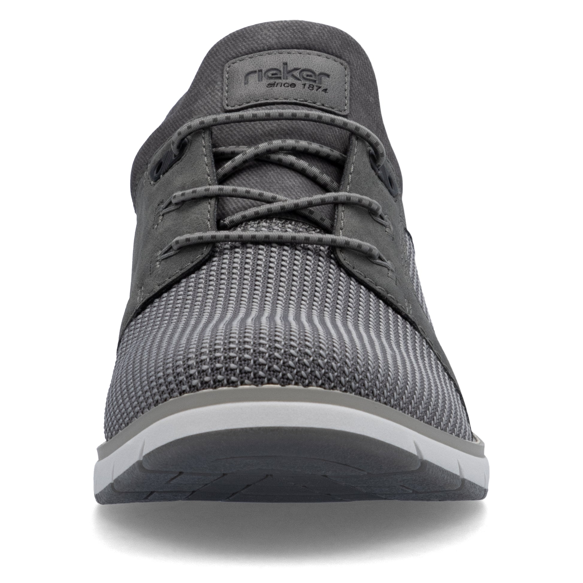 Grey Elasticated Shoes for Men | Rieker 11358-42