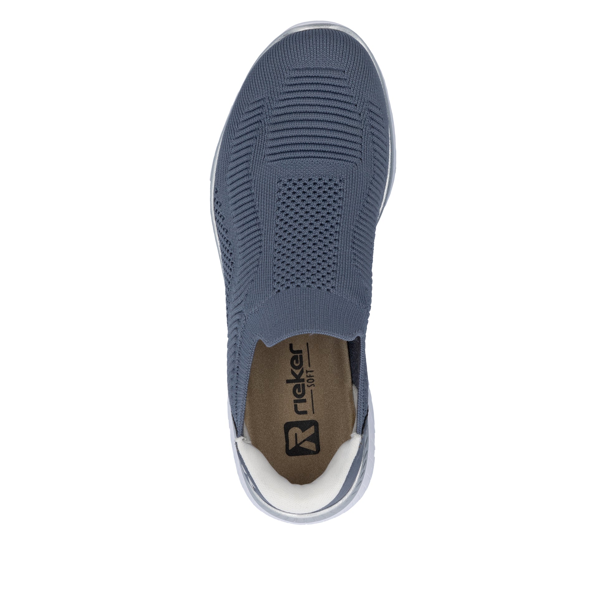 Blue Elasticated Shoes for Women | Rieker M5072-10