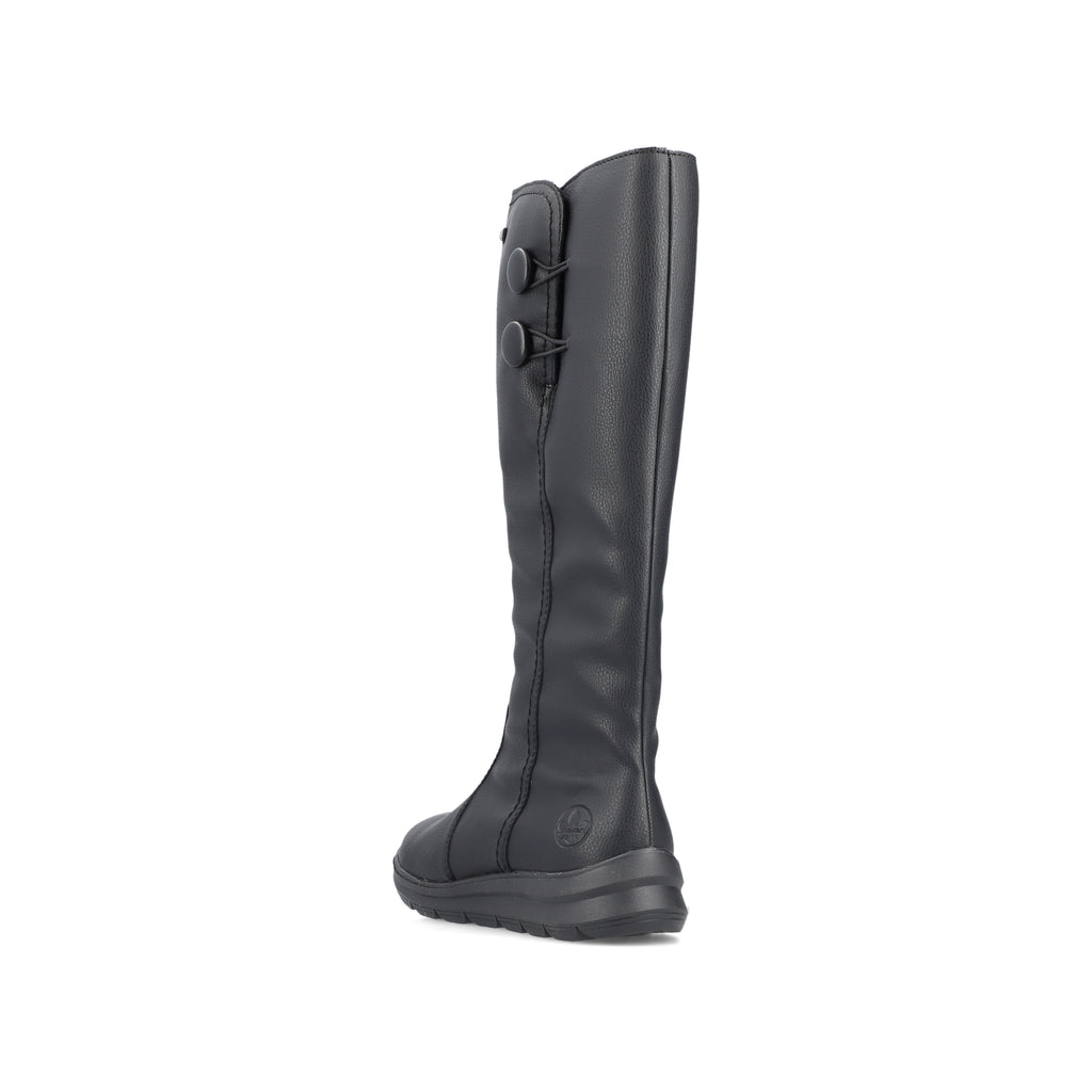Black Zip Boots for Women | Rieker Z0090-00