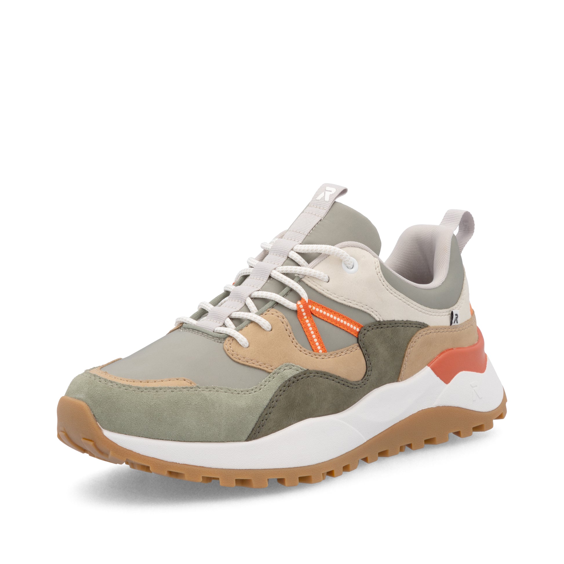 Green Elasticated Shoes for Men | Rieker U1301-52
