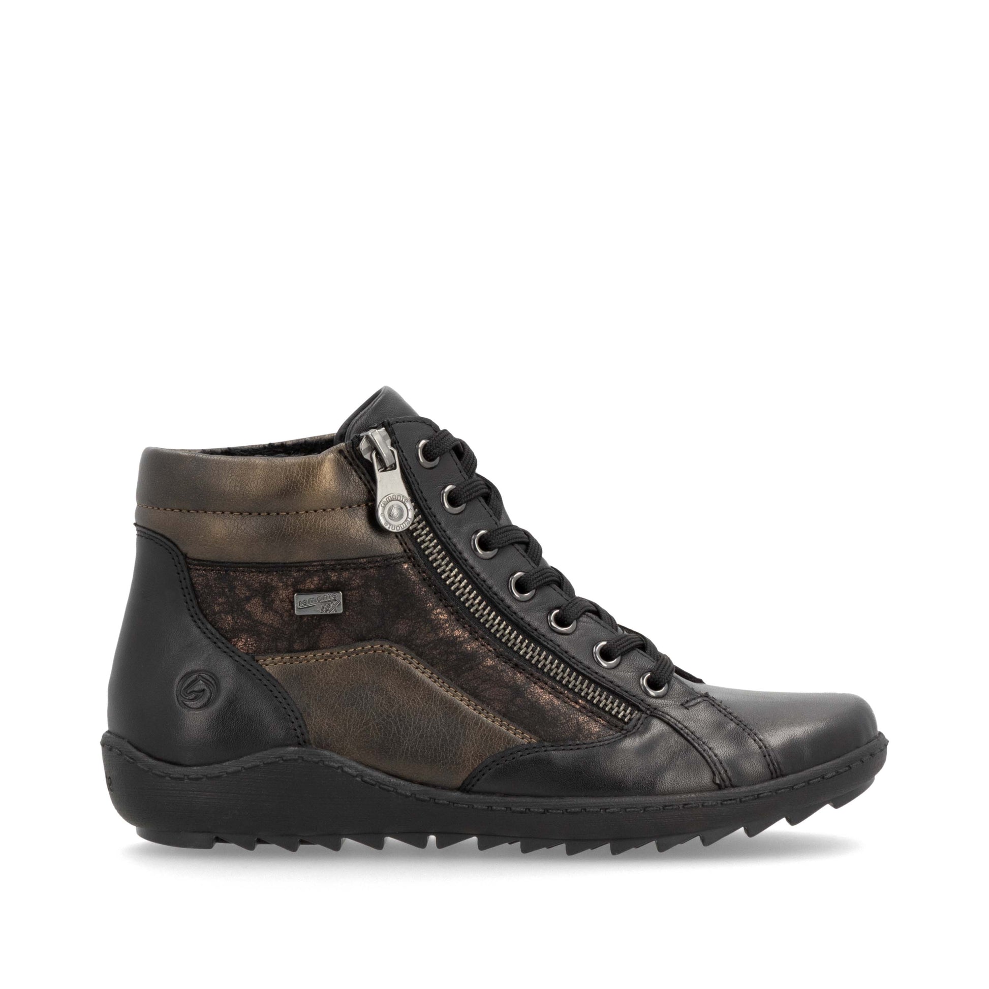 Black Zip Boots for Women | Remonte R1458-03