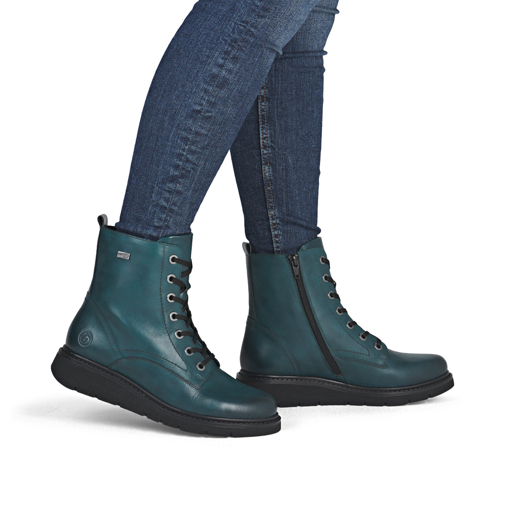 Blue Zip Boots for Women | Remonte D3979-12