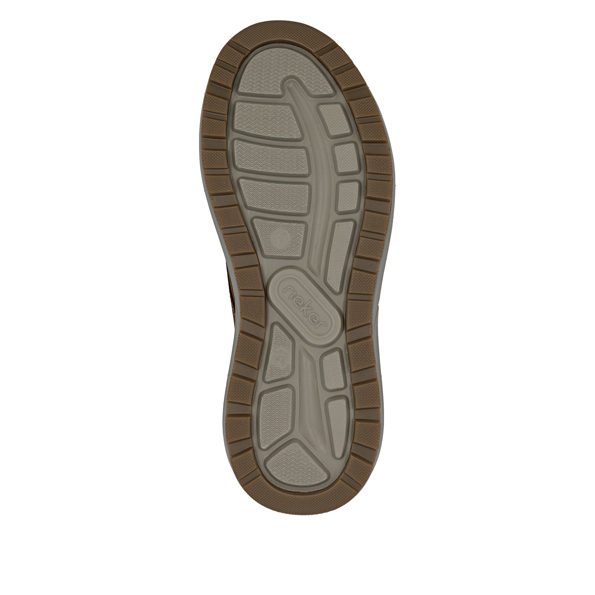 Brown Elasticated Shoes for Men | Rieker 06050-22