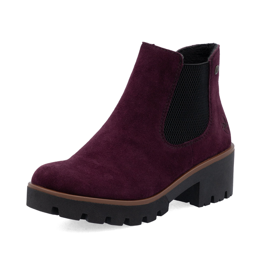 Red Elasticated Boots for Women | Rieker 79265-30