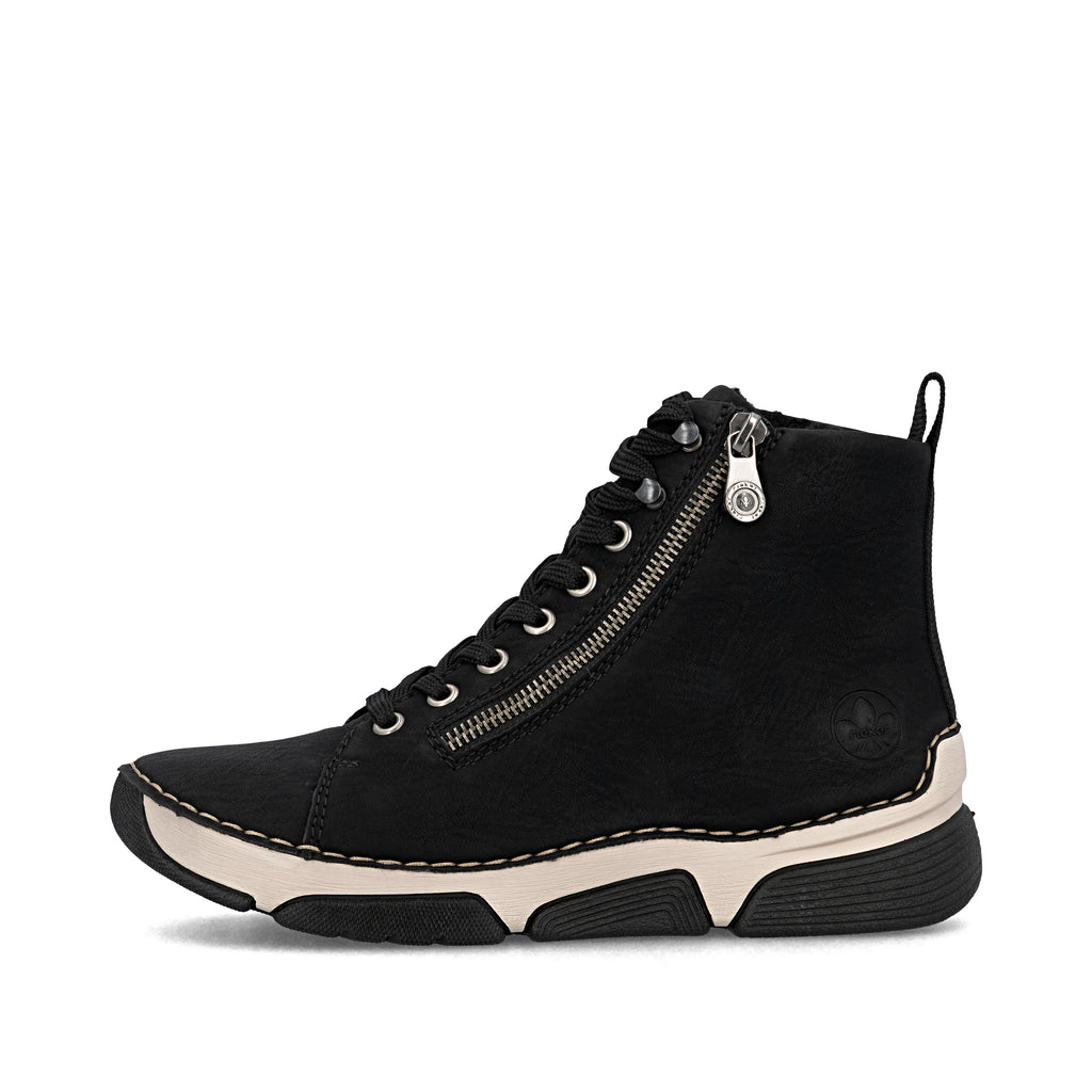 Black Zip Boots for Women | Rieker 45920-01