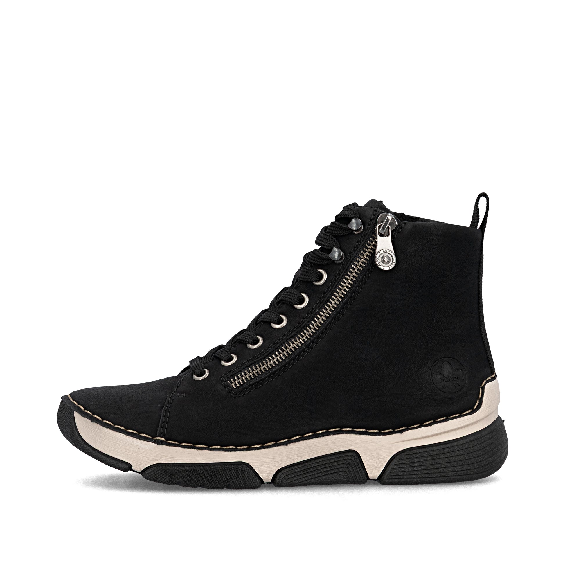 Black Zip Boots for Women | Rieker 45920-01