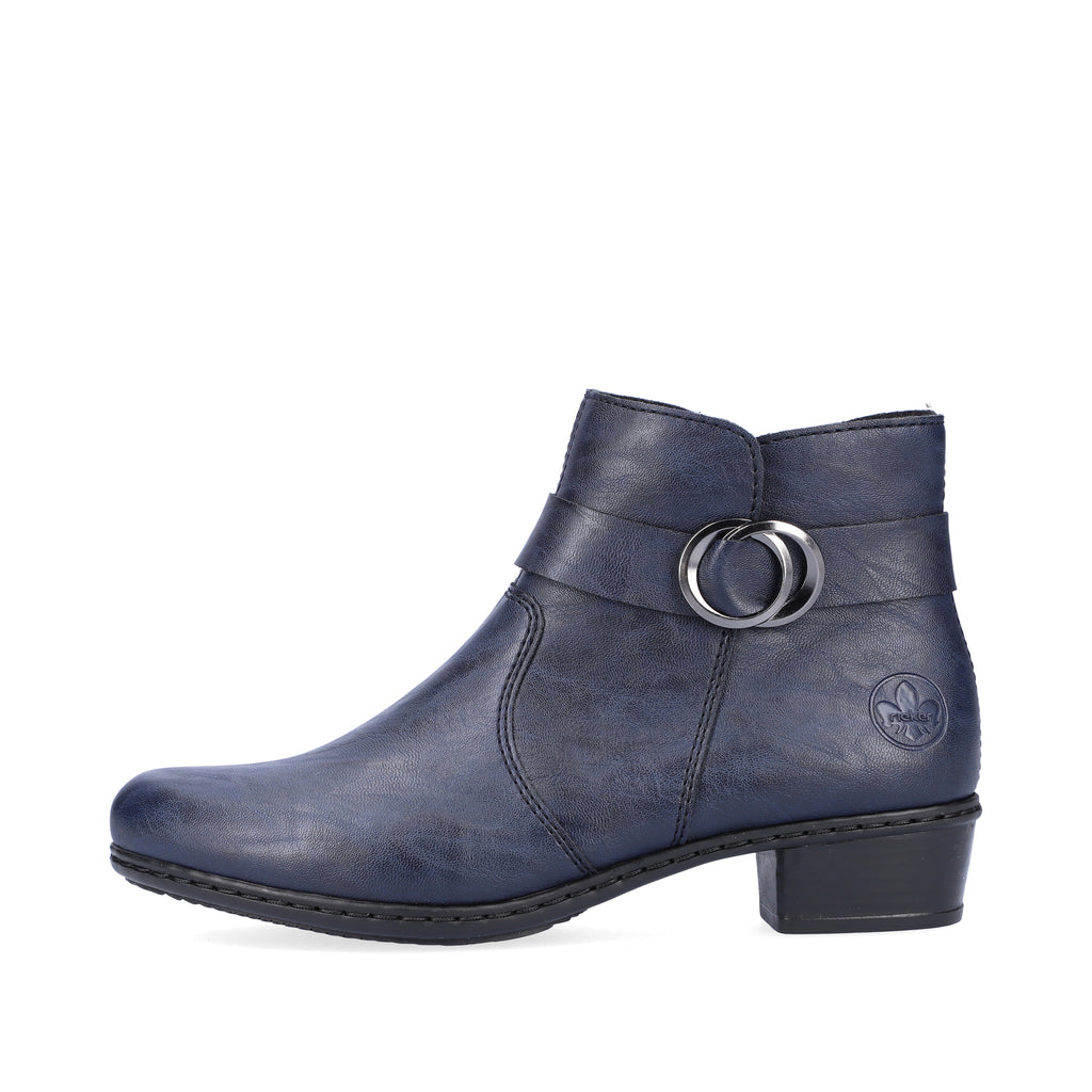 Blue Zip Boots for Women | Rieker Y0775-14