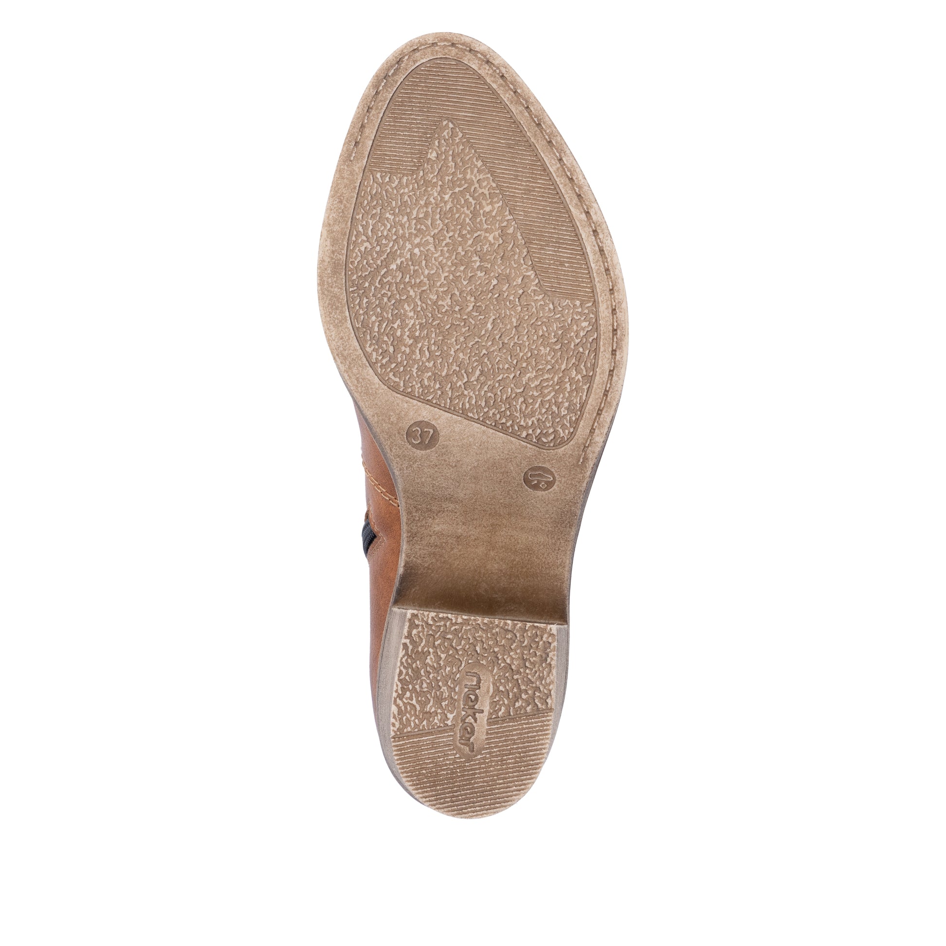 Brown Zip Boots for Women | Rieker Y1250-24