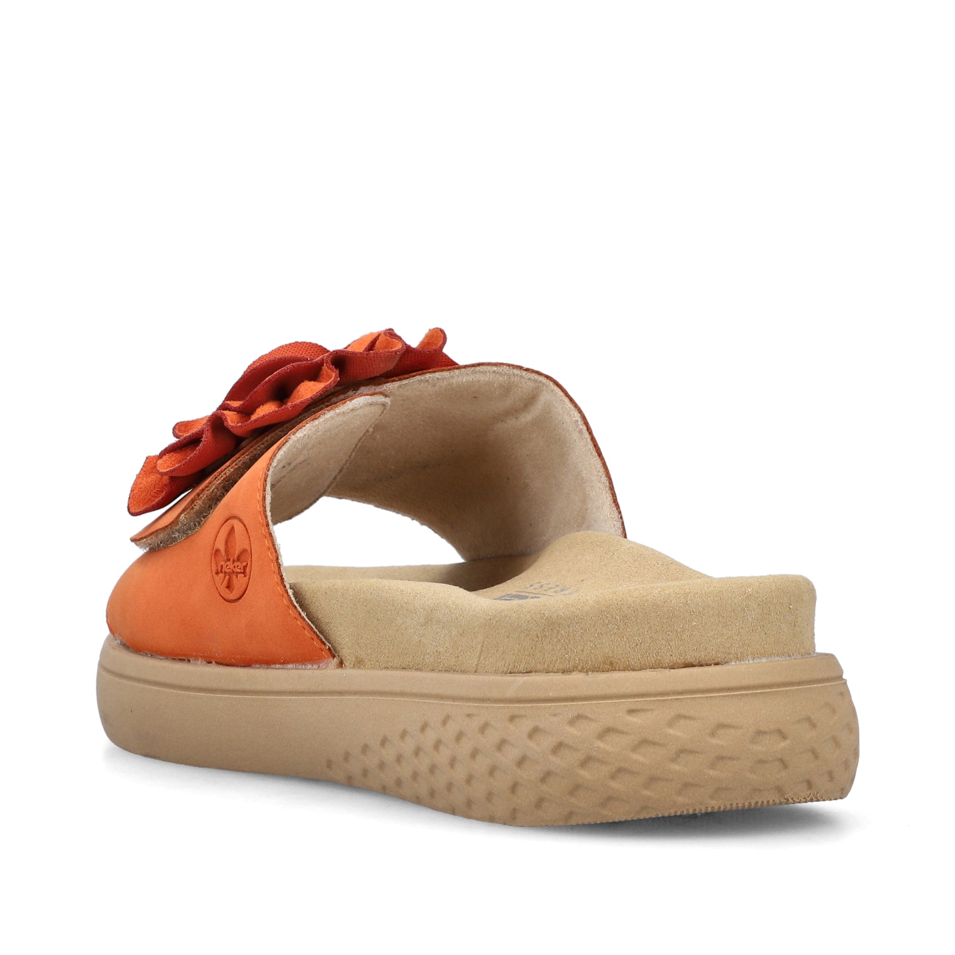 Orange Hook & Loop Sandals for Women | Rieker V1562-38
