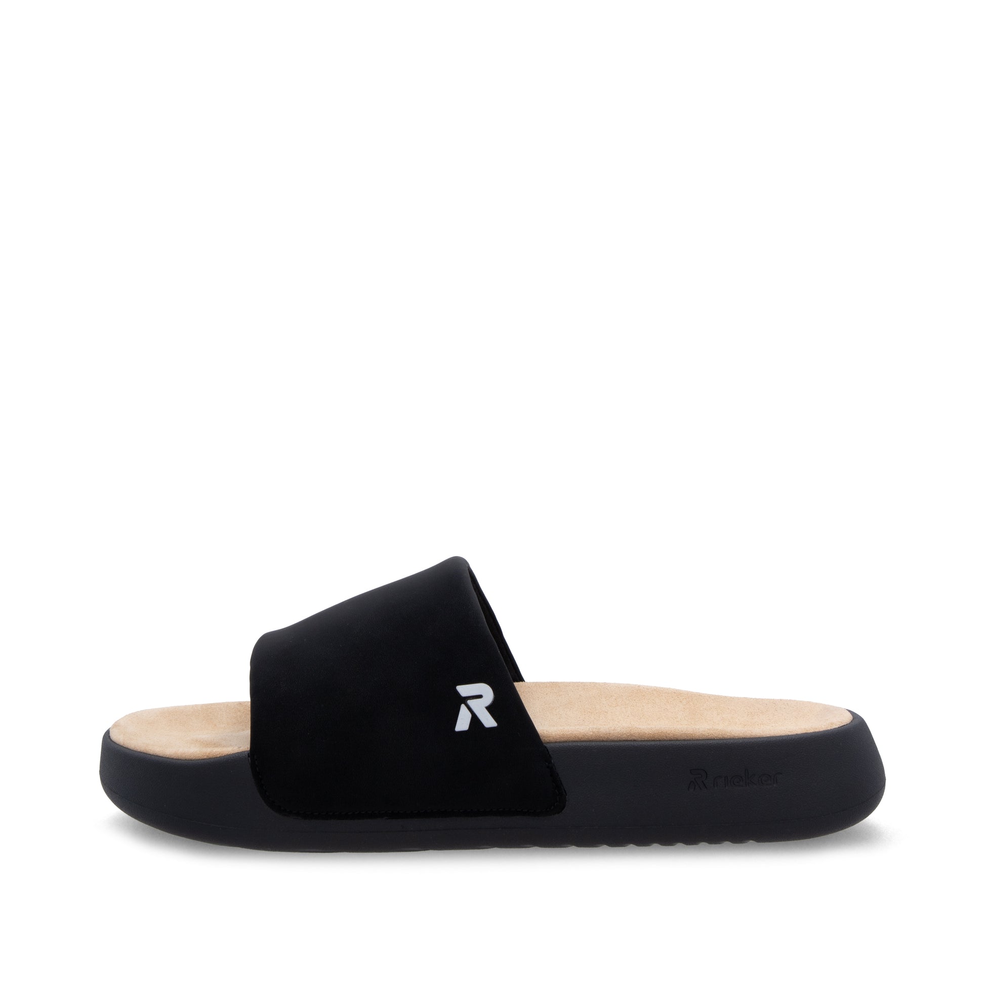 Black Slip-On Sandals for Men | Rieker U3250-00