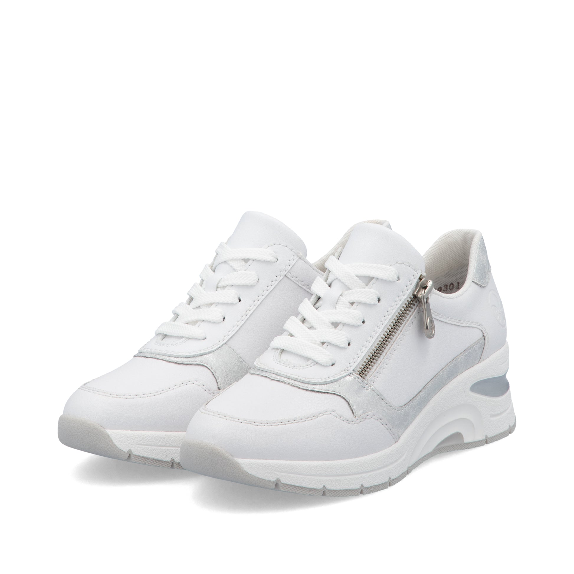 White Zip Shoes for Women | Rieker N9301-80