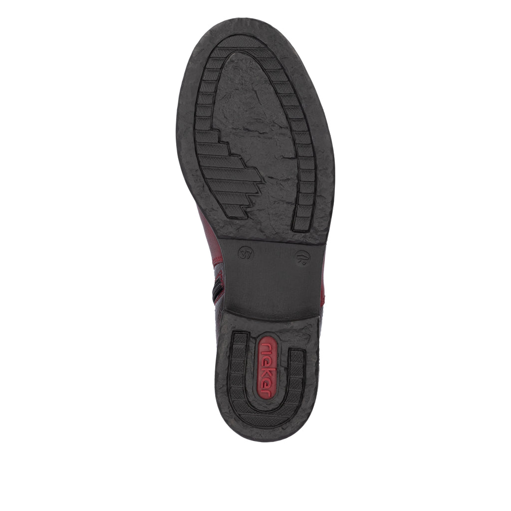 Red Zip Boots for Women | Rieker Z4965-35