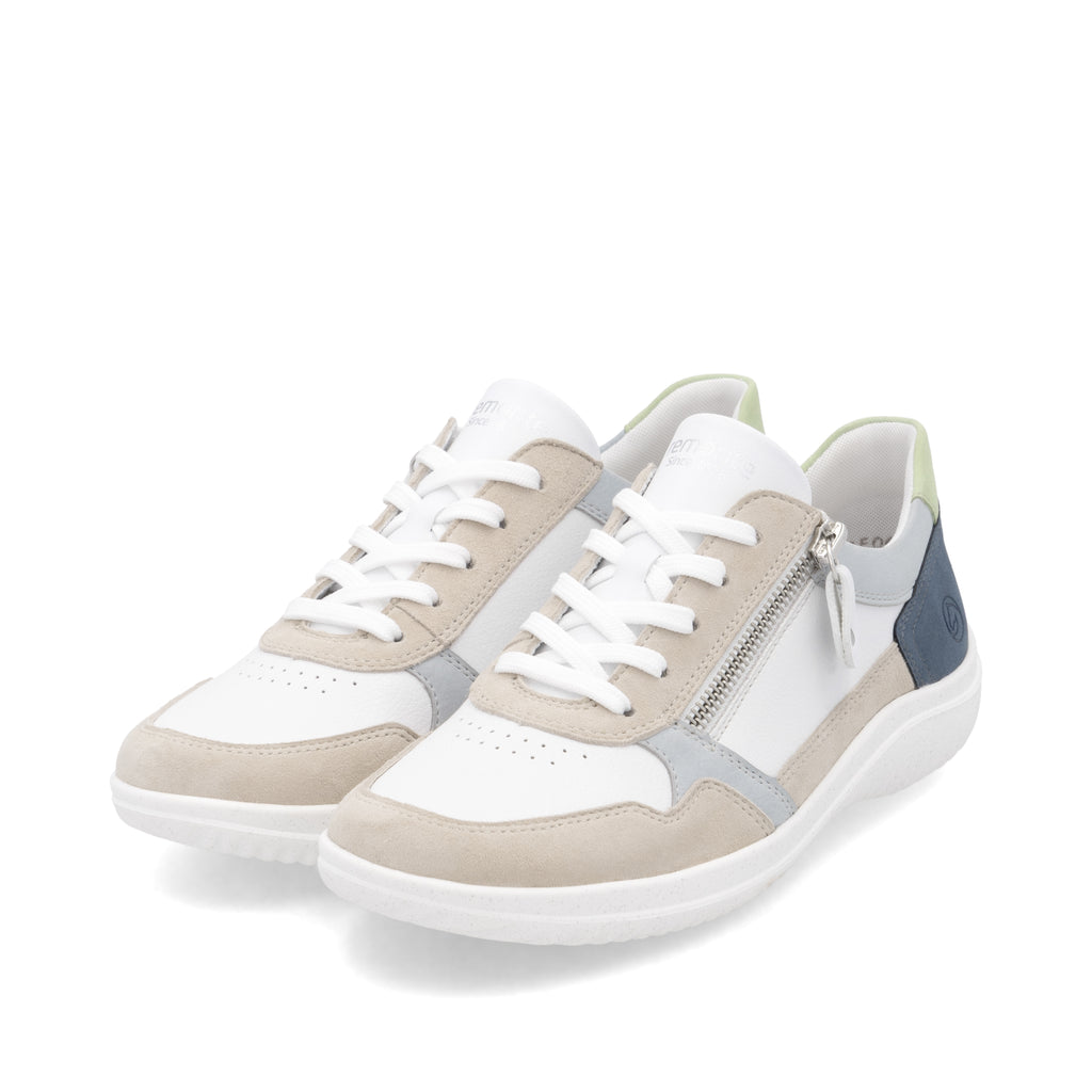 White Zip Shoes for Women | Remonte D1E06-81