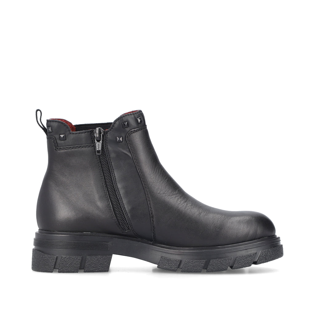 Black Zip Boots for Women | Rieker Z9154-00