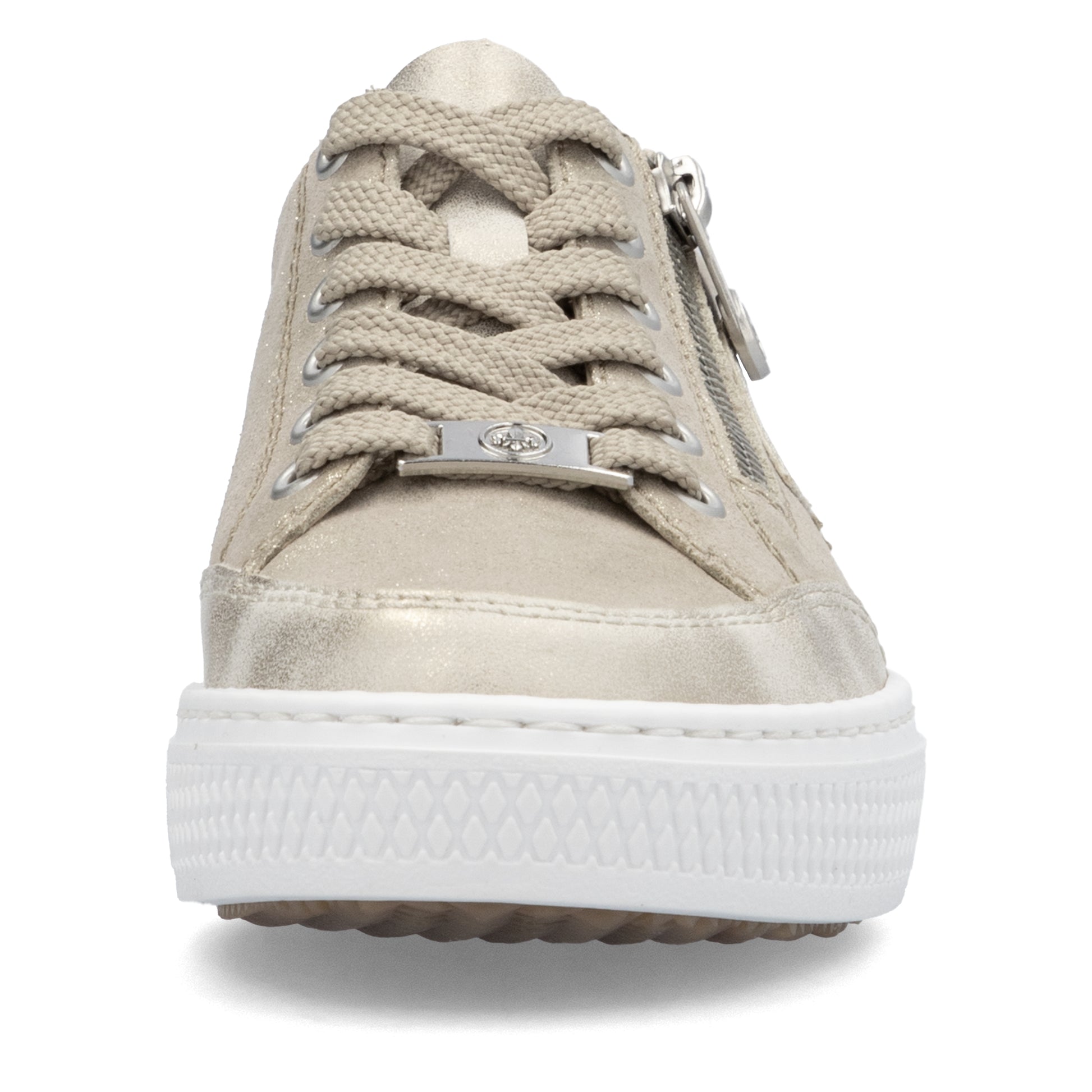 Beige Zip Shoes for Women | Rieker L5903-62
