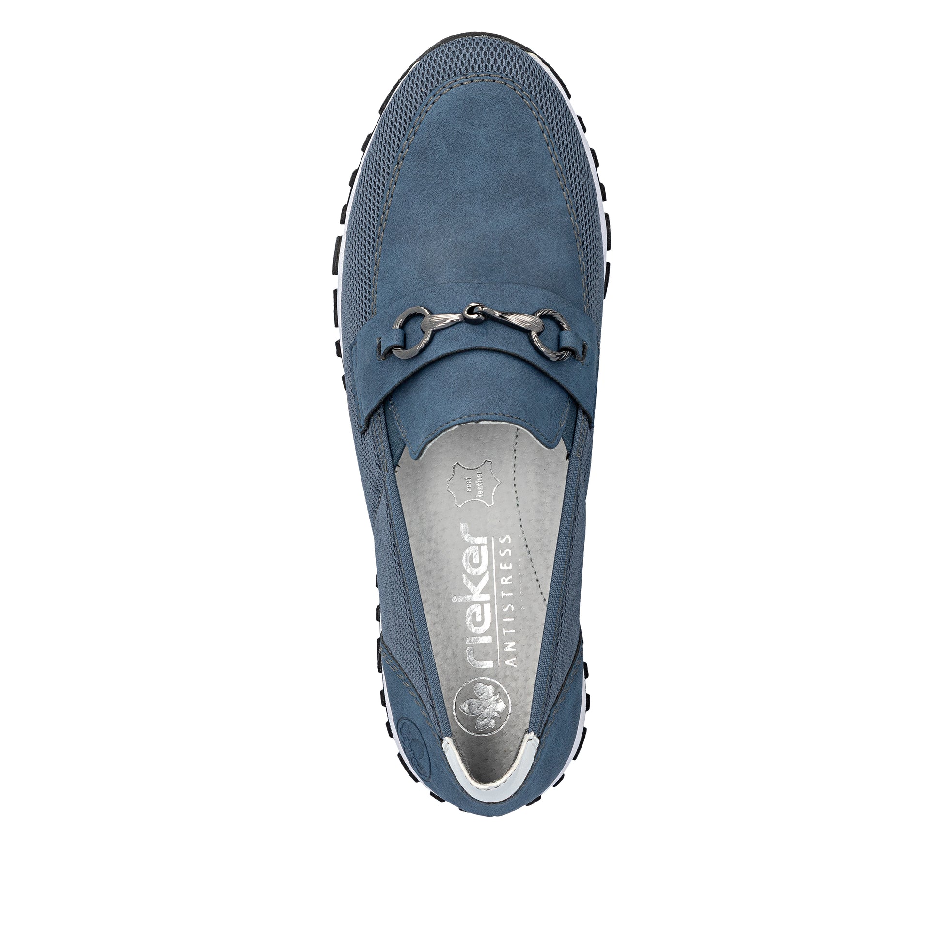 Blue Elasticated Shoes for Women | Rieker N7455-14