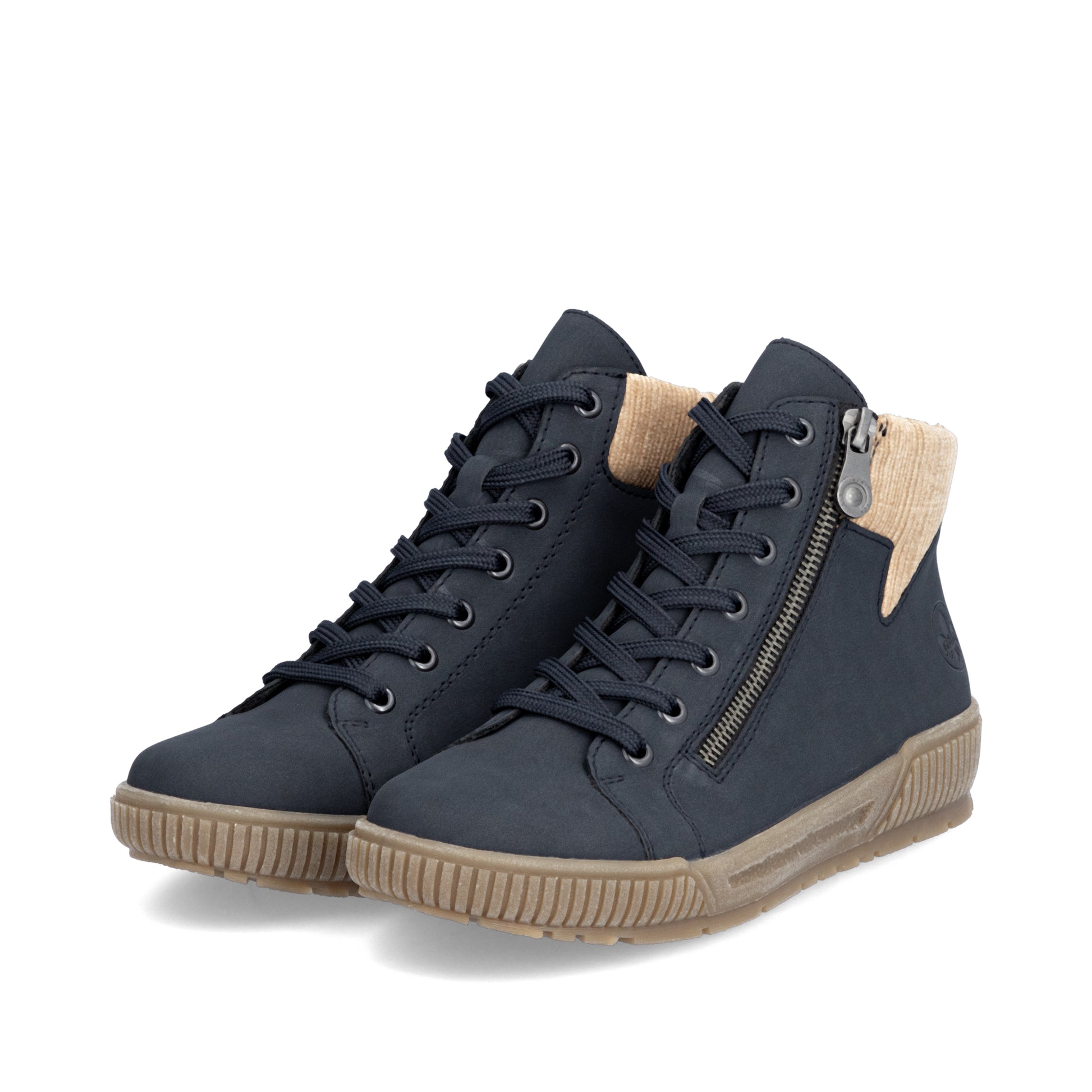 Blue Zip Boots for Women | Rieker N0709-15