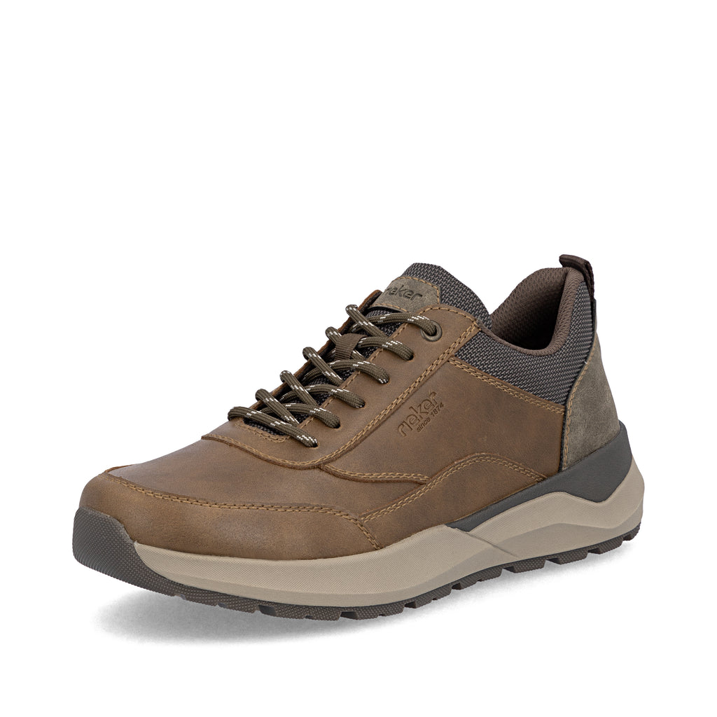 Brown Zip Shoes for Men | Rieker 06000-22