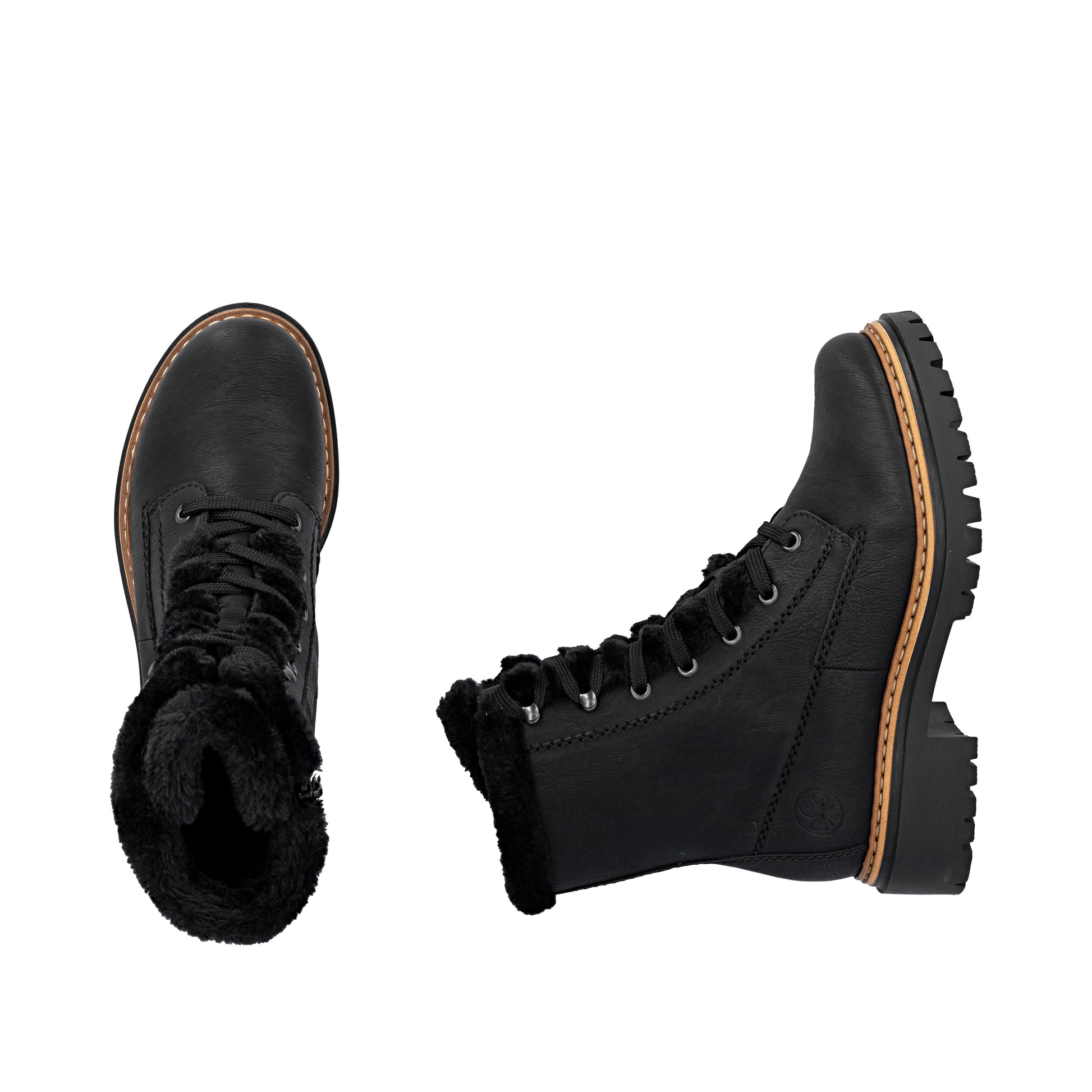 Black Zip Boots for Women | Rieker 72625-00