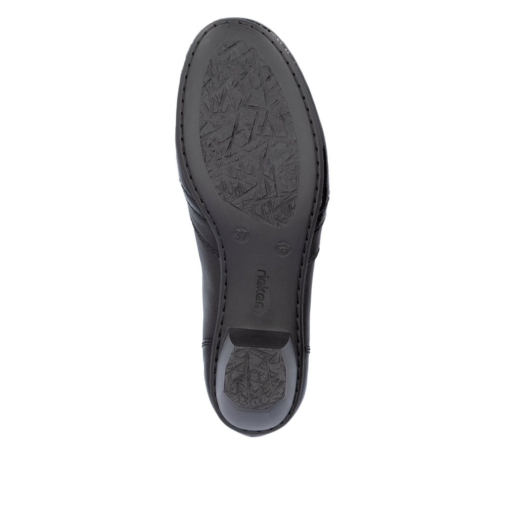 Black Zip Shoes for Women | Rieker 41757-00