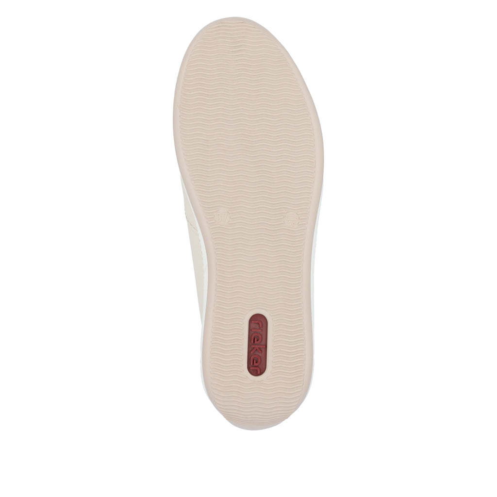 Beige Zip Shoes for Women | Rieker N1156-60