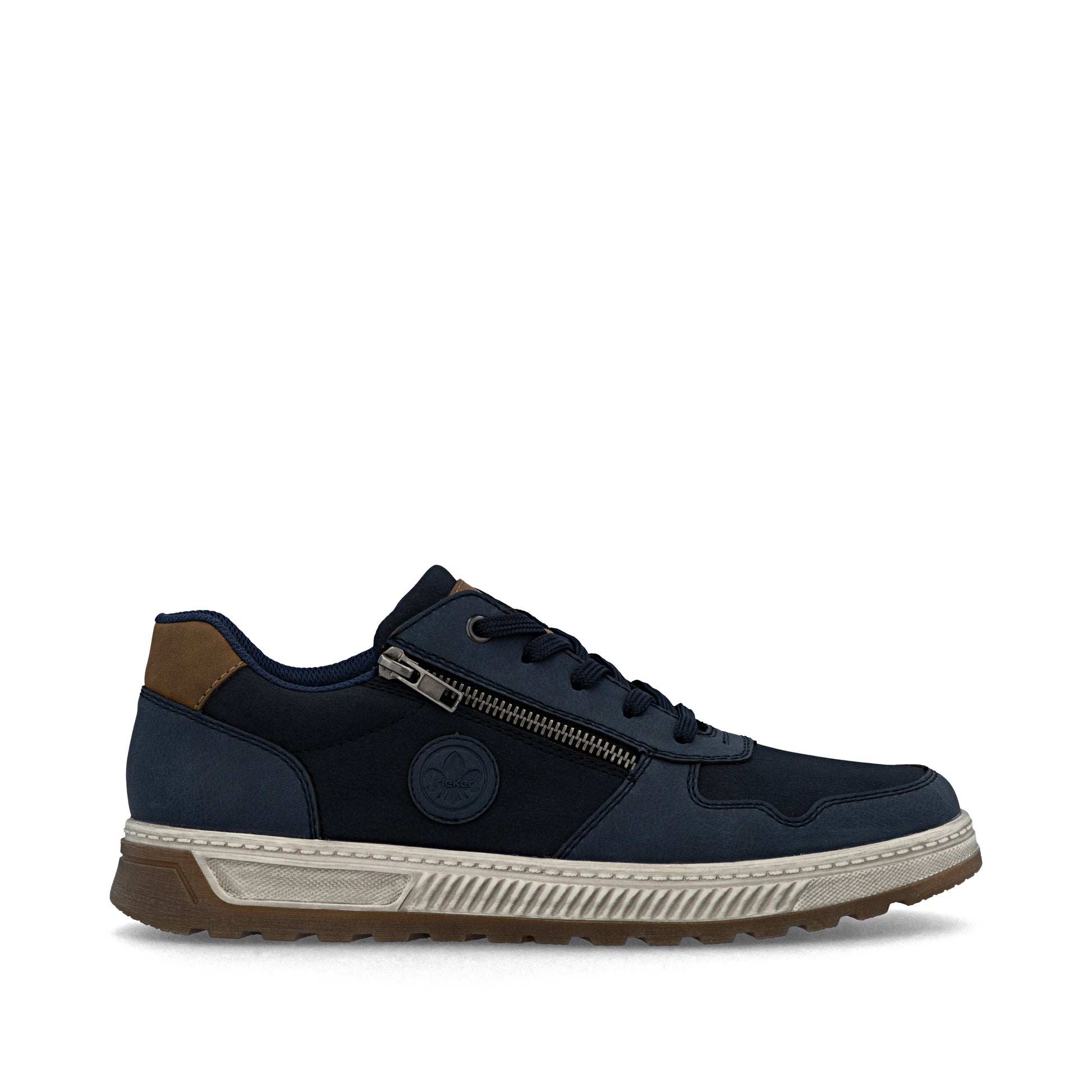 Blue Zip Shoes for Men | Rieker 37029-14