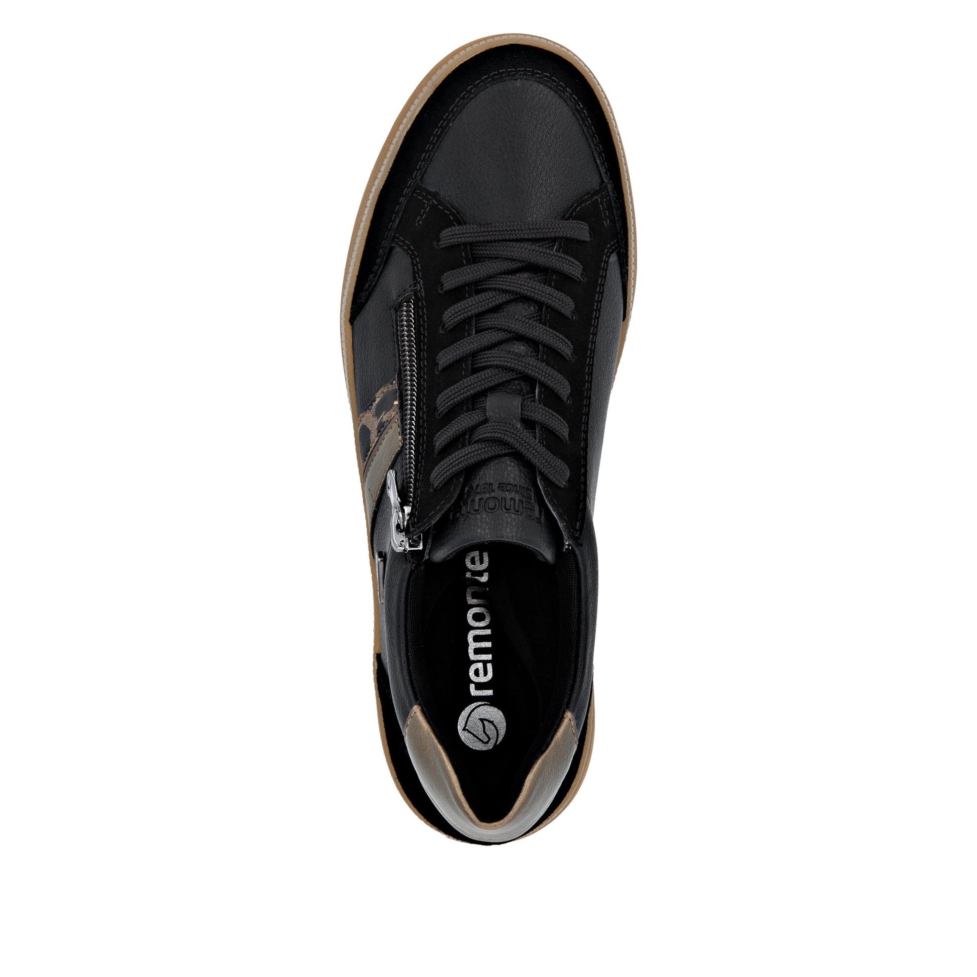 Black Zip Shoes for Women | Remonte D2C04-03