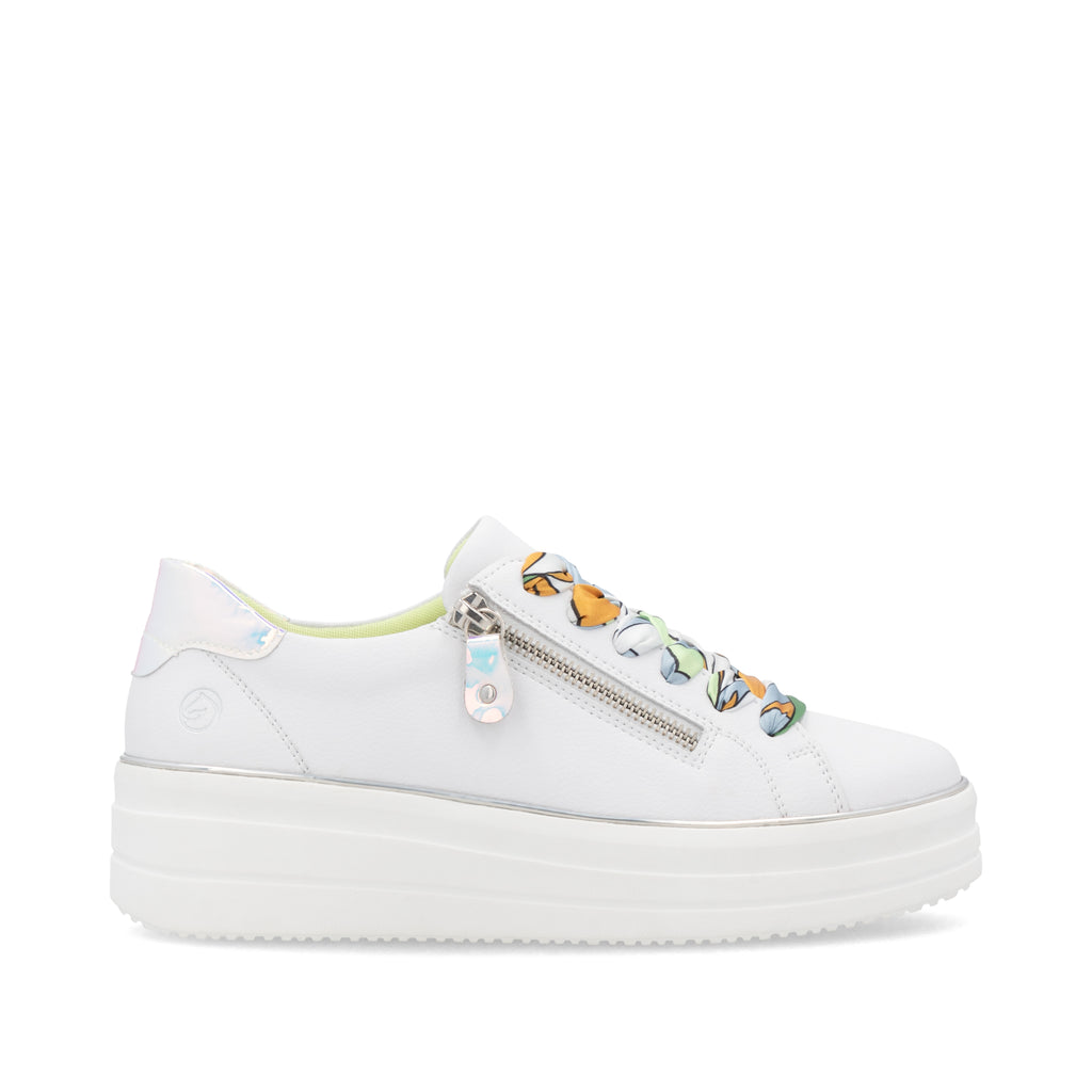 White Zip Shoes for Women | Remonte D1C06-80