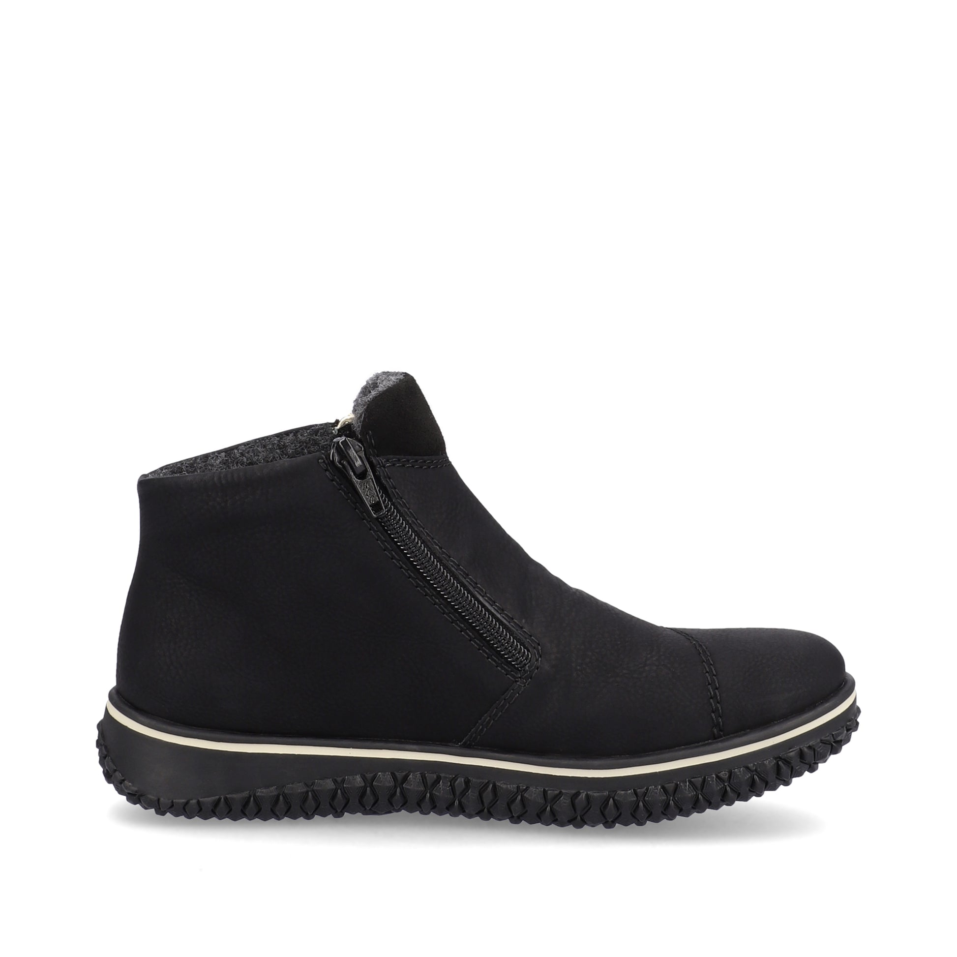 Black Zip Boots for Women | Rieker Z4265-00