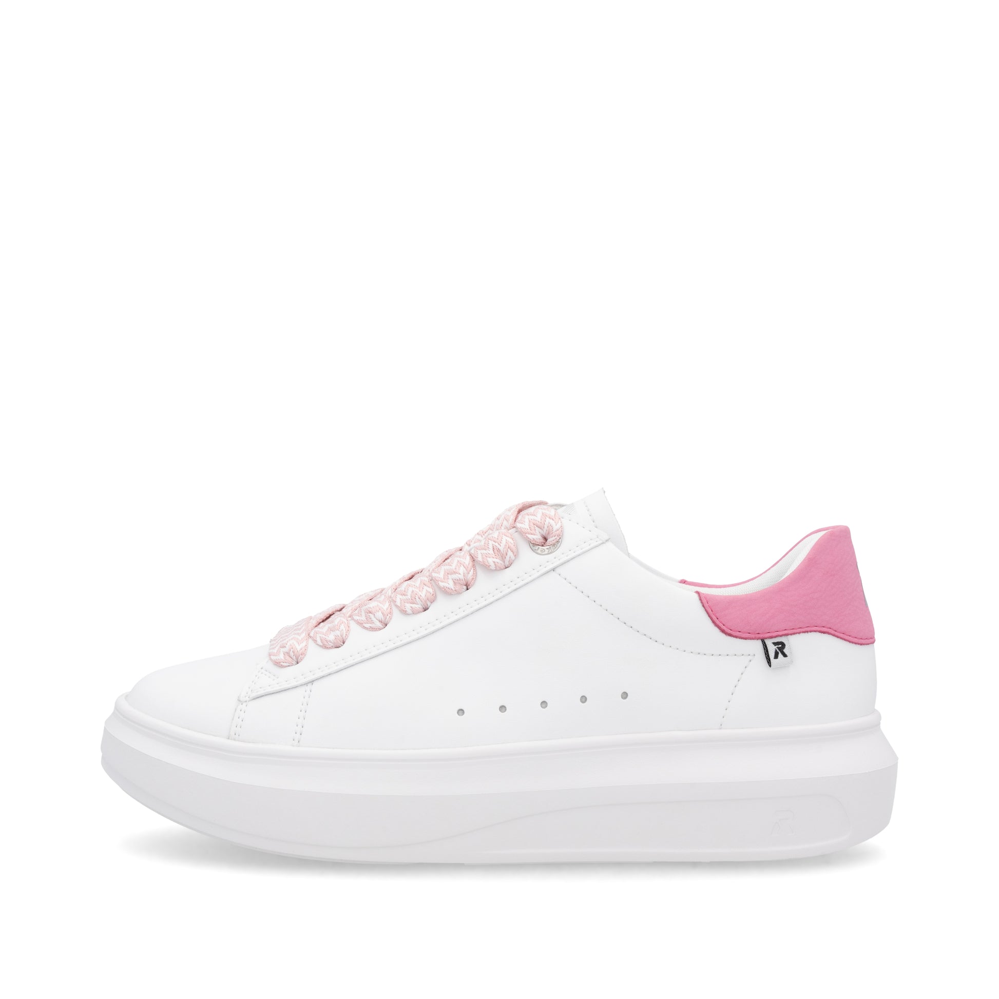 White Elasticated Shoes for Women | Rieker W1201-82
