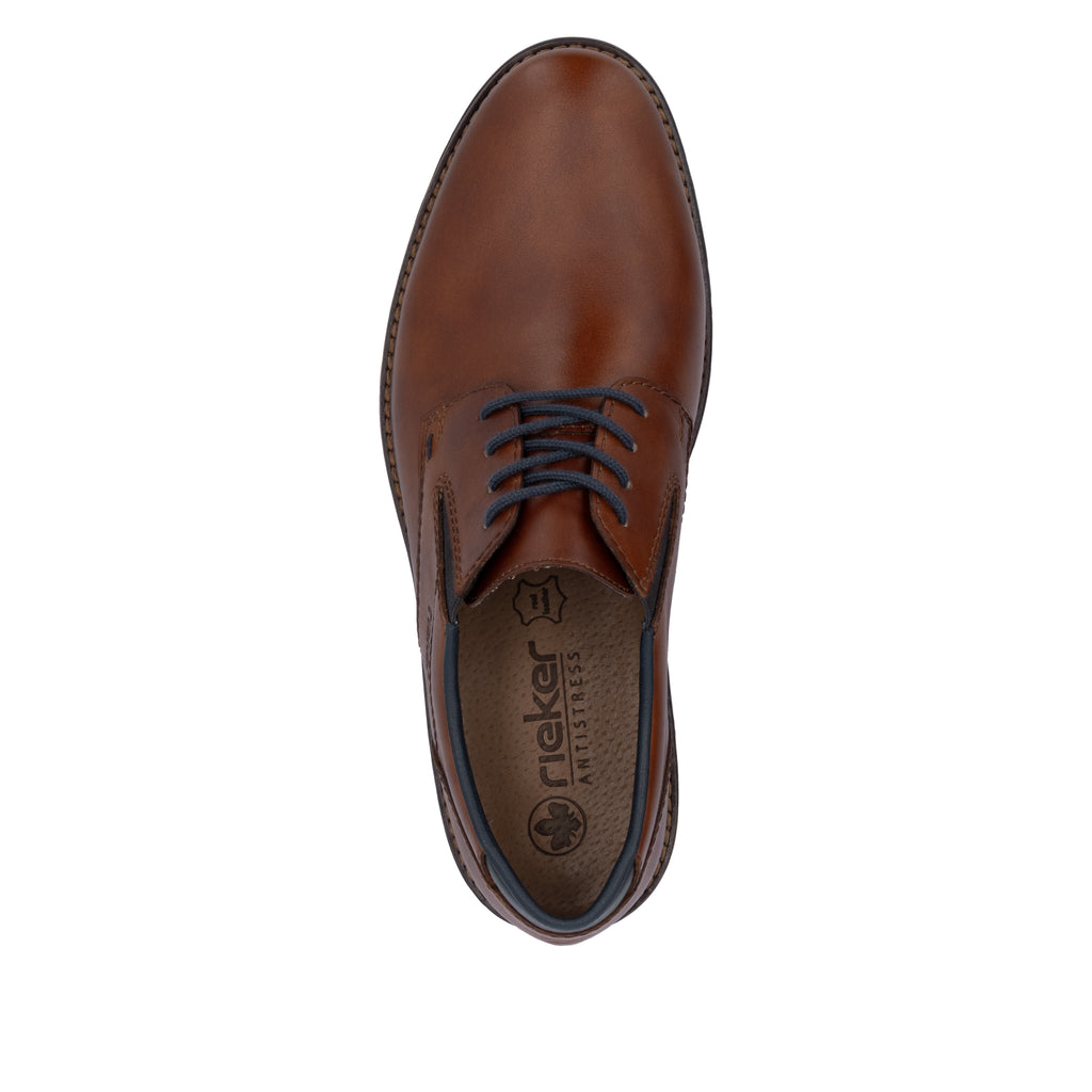 Brown Elasticated Shoes for Men | Rieker 14621-24