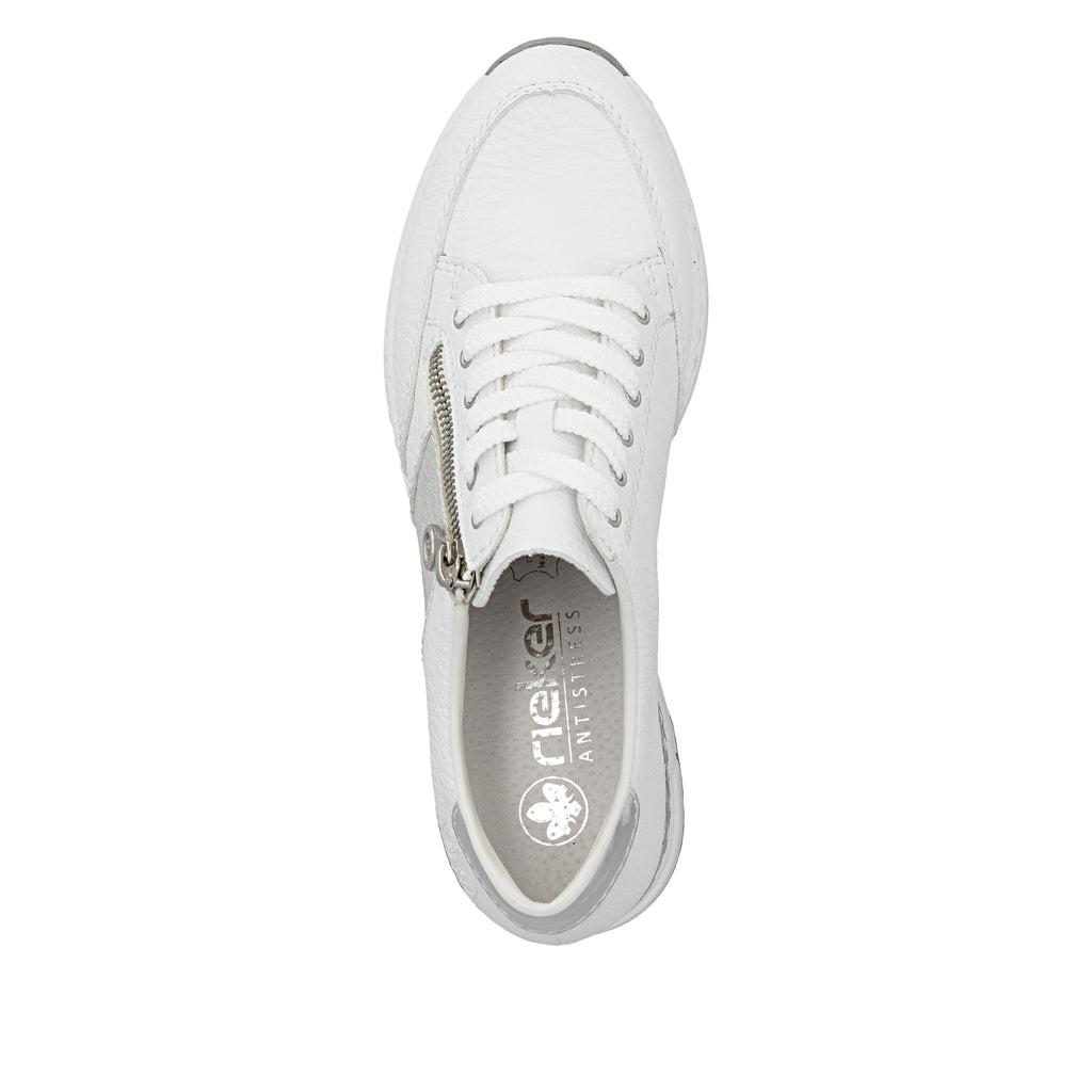 White Zip Shoes for Women | Rieker N4322-80