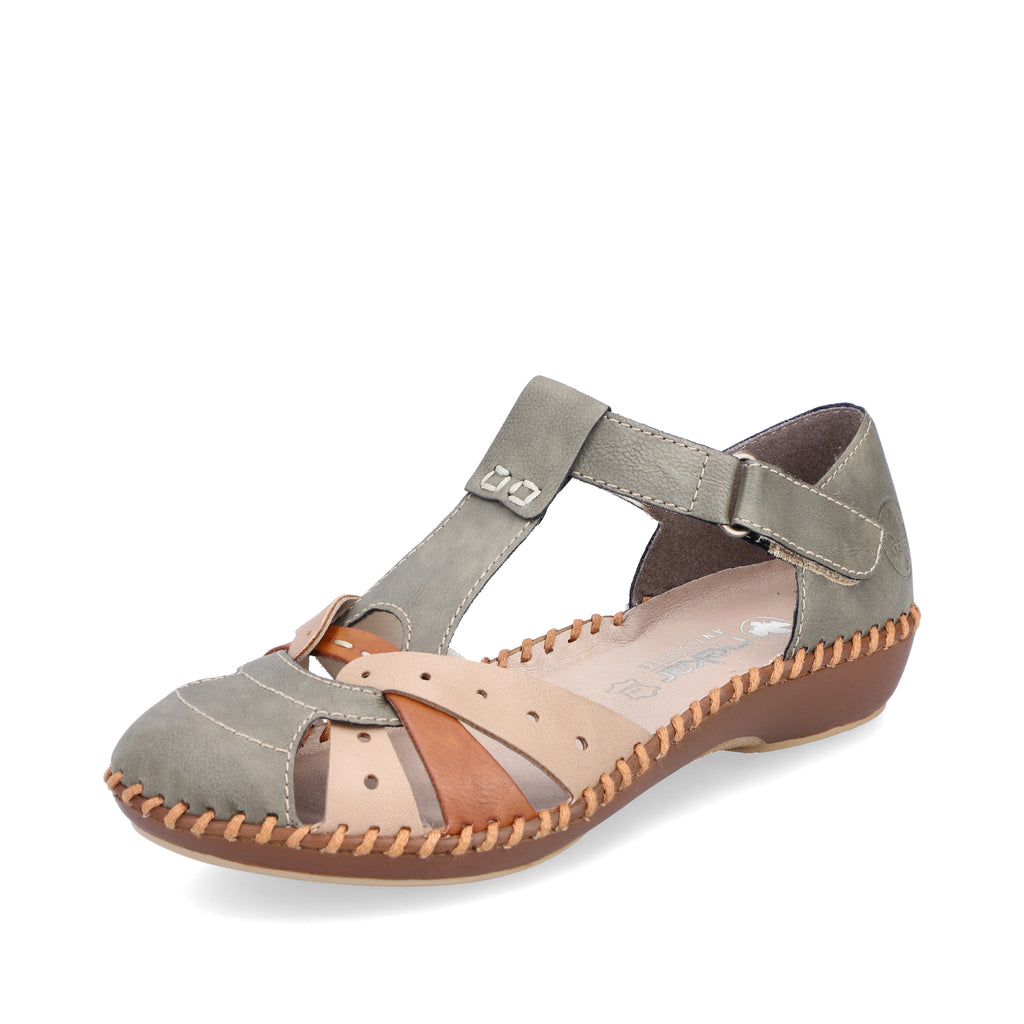 Green Hook & Loop Shoes for Women | Rieker M1655-54