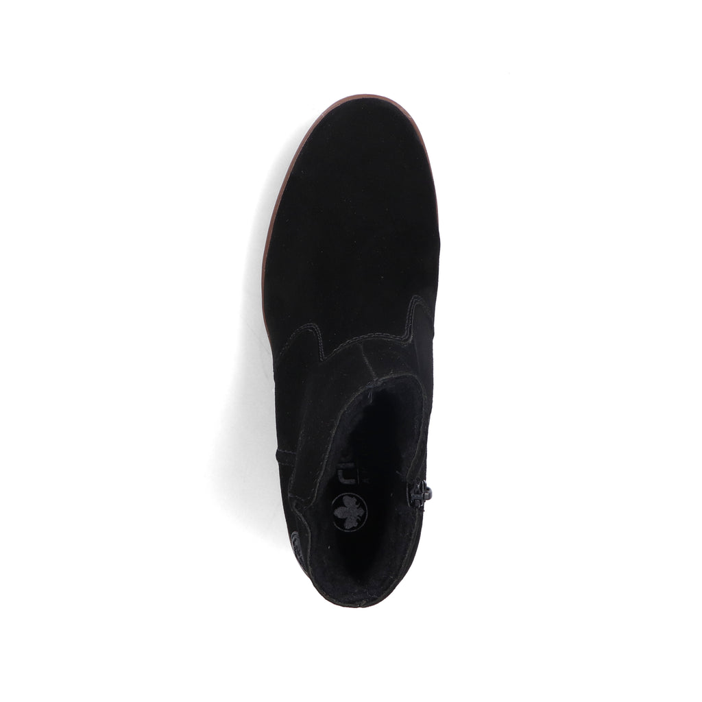 Black Zip Boots for Women | Rieker Y5065-00