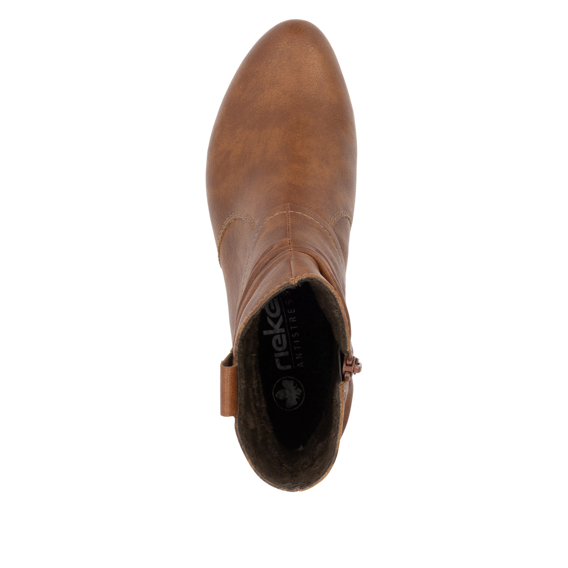 Brown Zip Boots for Women | Rieker Y0771-24
