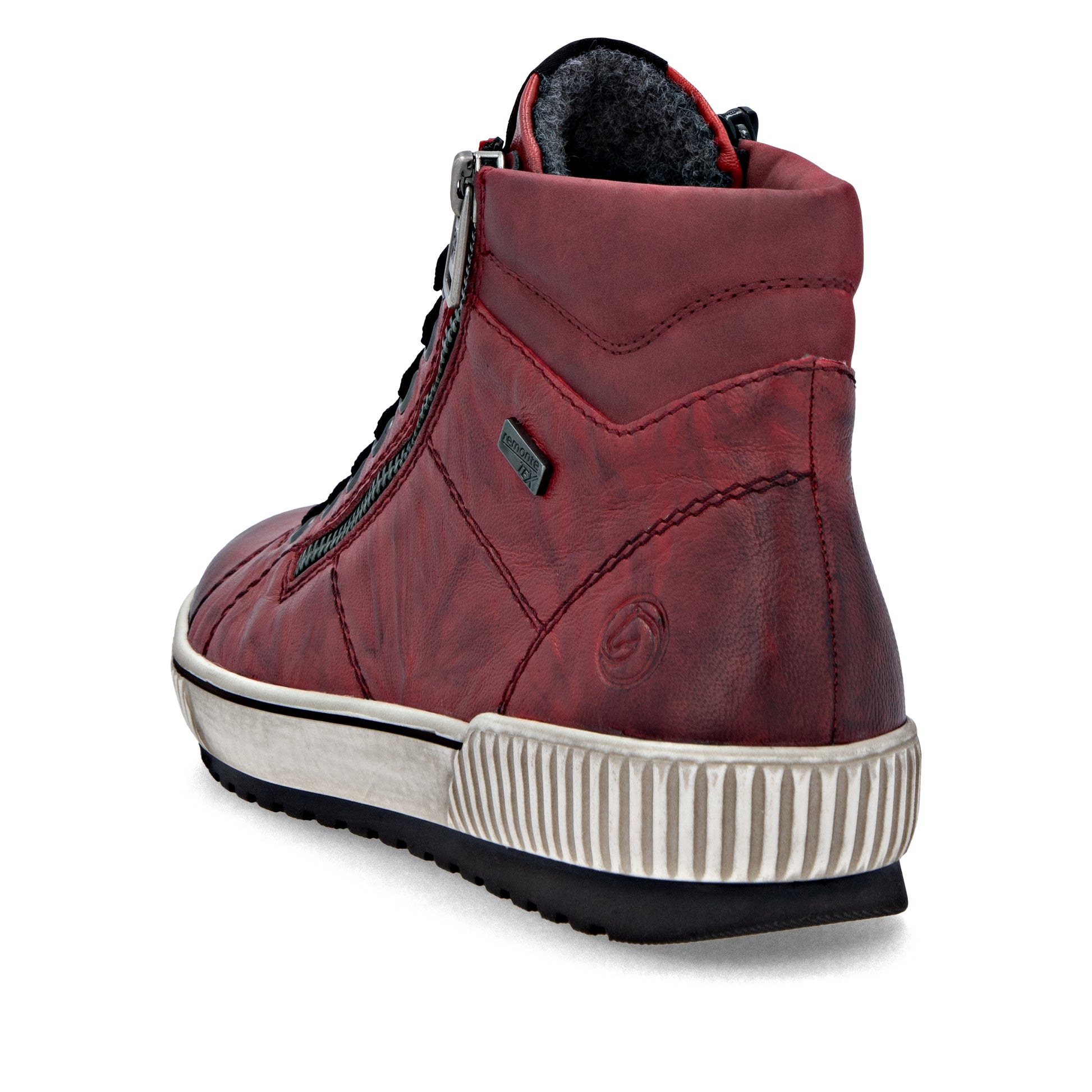 Red Zip Boots for Women | Remonte D0772-36