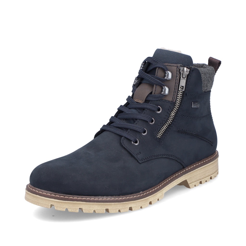 Blue Zip Boots for Men | Rieker F3610-14