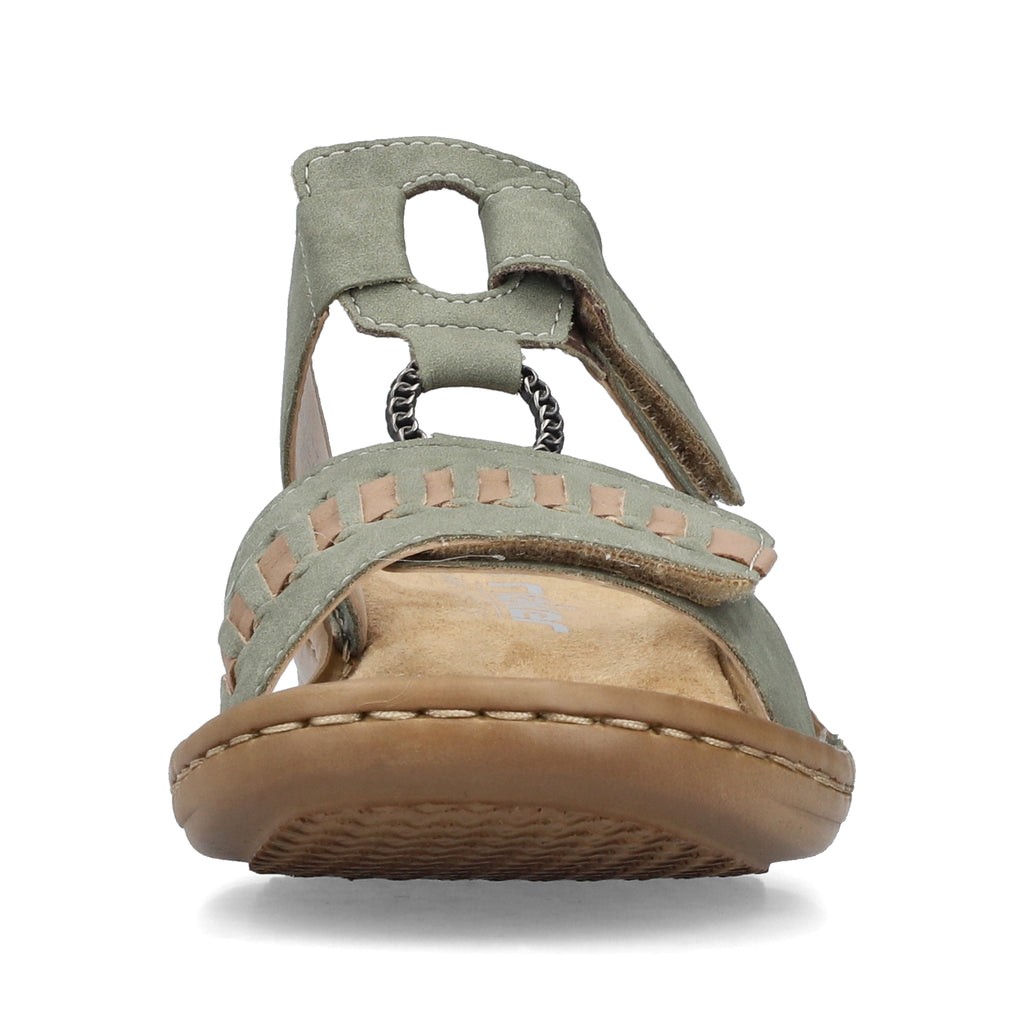 Green Hook & Loop Sandals for Women | Rieker 60881-52