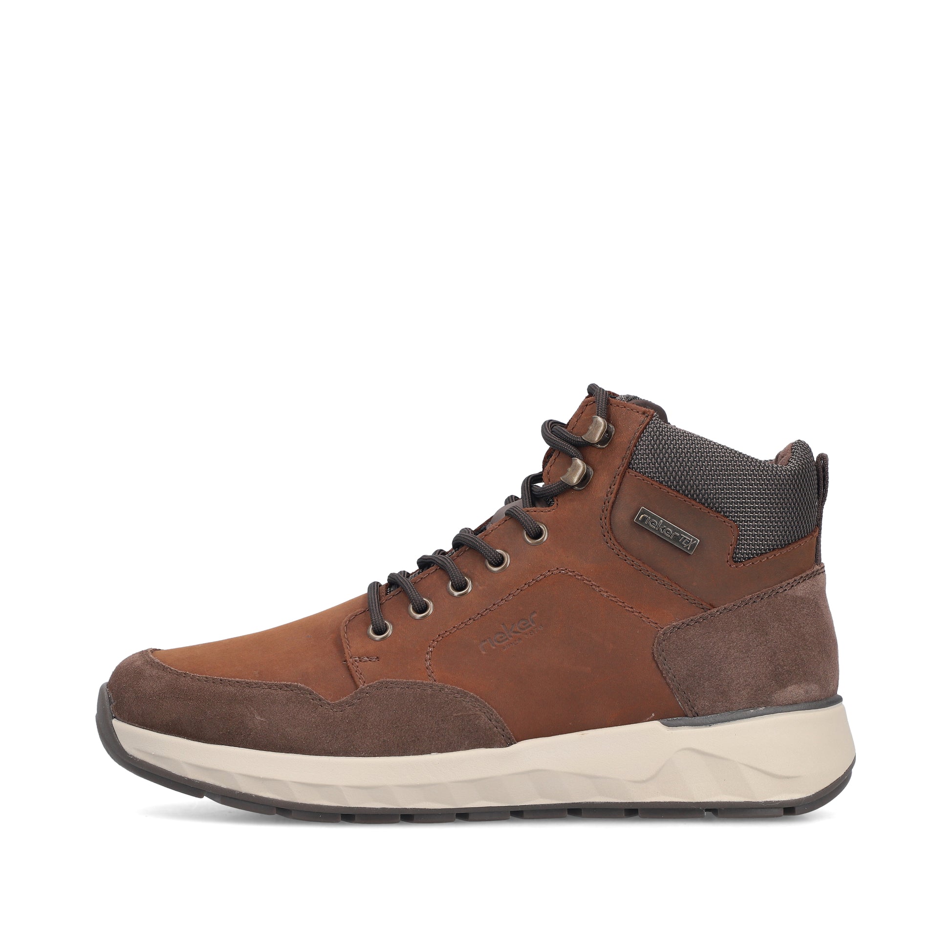 Brown Zip Boots for Men | Rieker 11530-24