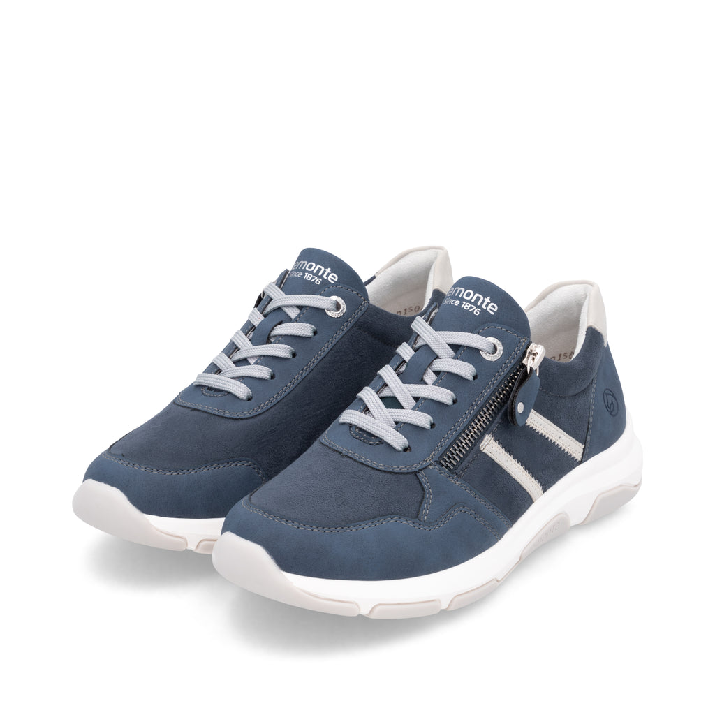 Blue Zip Shoes for Women | Remonte D1S04-14