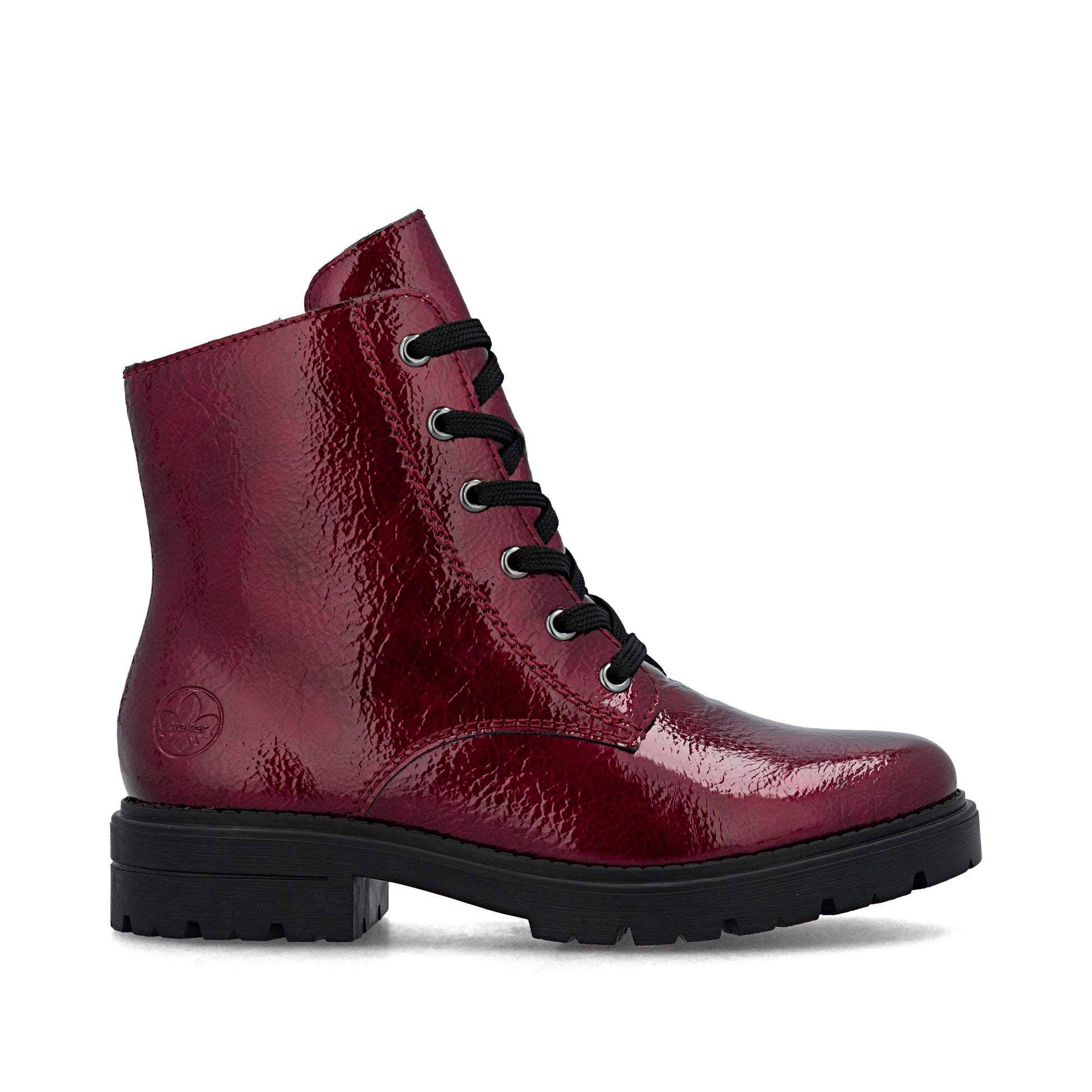 Red Zip Boots for Women | Rieker Z2841-33