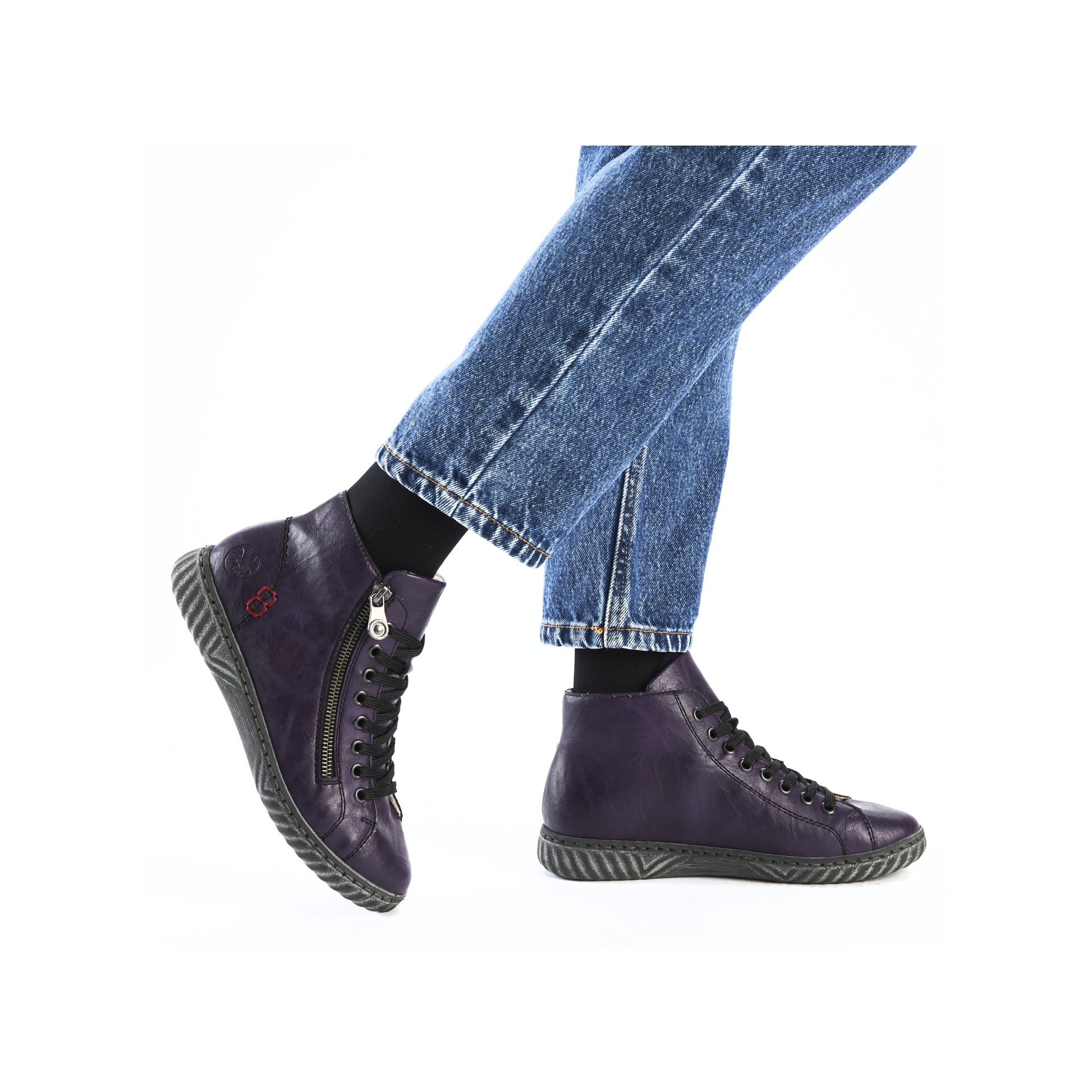 Pink Zip Boots for Women | Rieker N0921-31