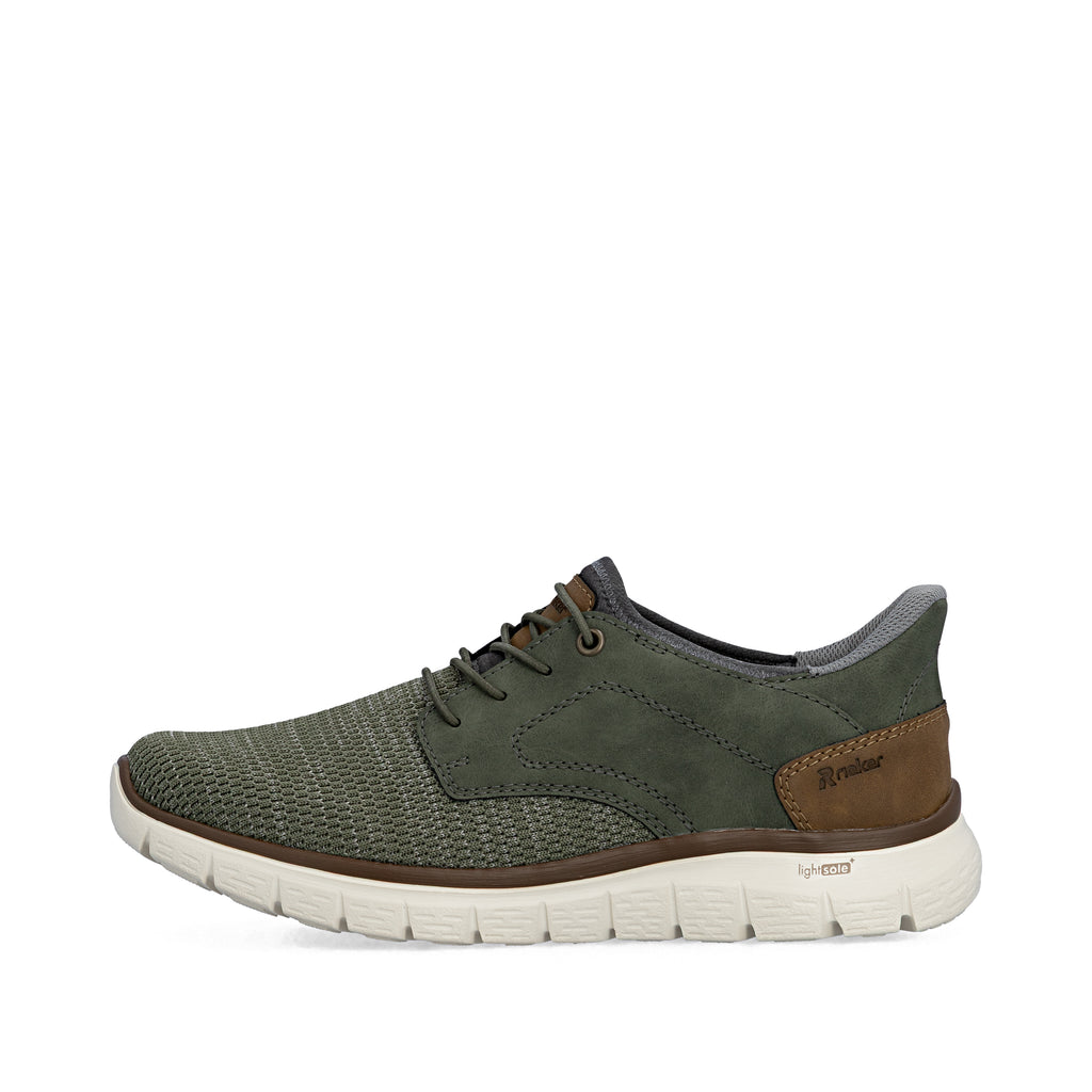 Green Elasticated Shoes for Men | Rieker B6658-52