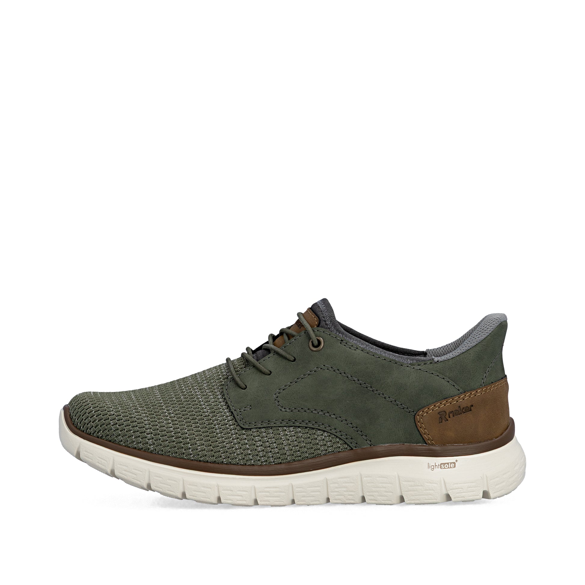 Green Elasticated Shoes for Men | Rieker B6658-52