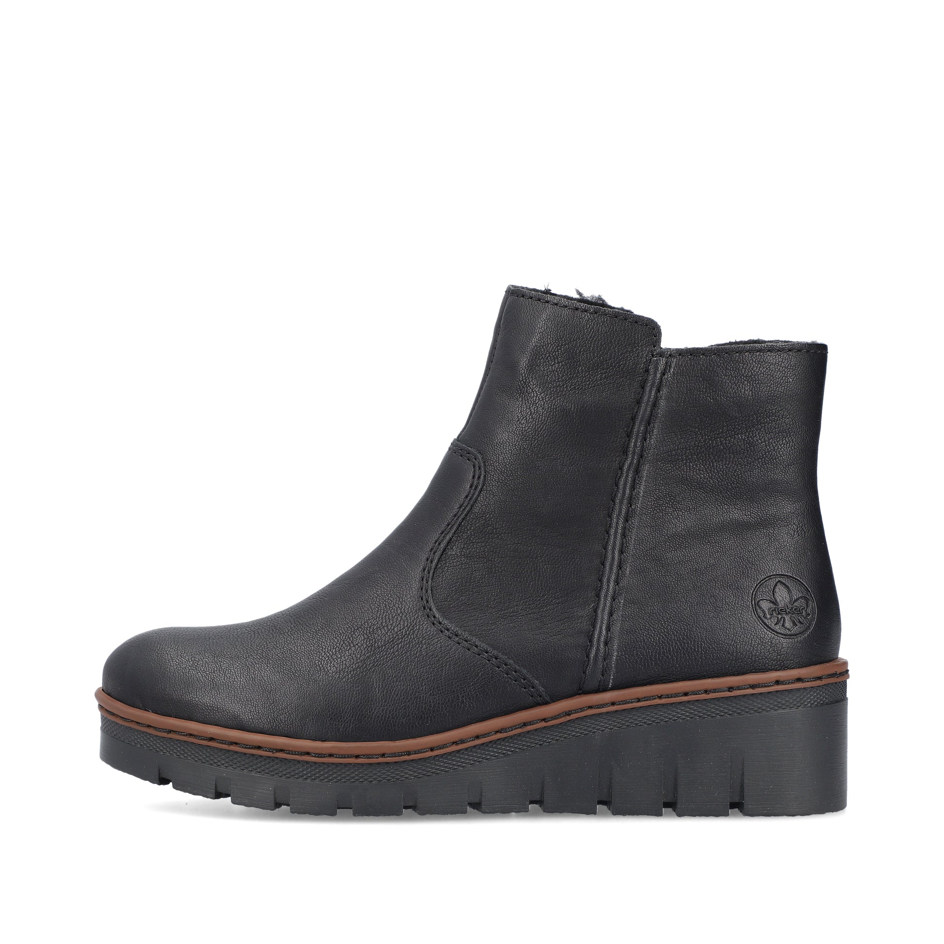 Black Zip Boots for Women | Rieker X9165-00