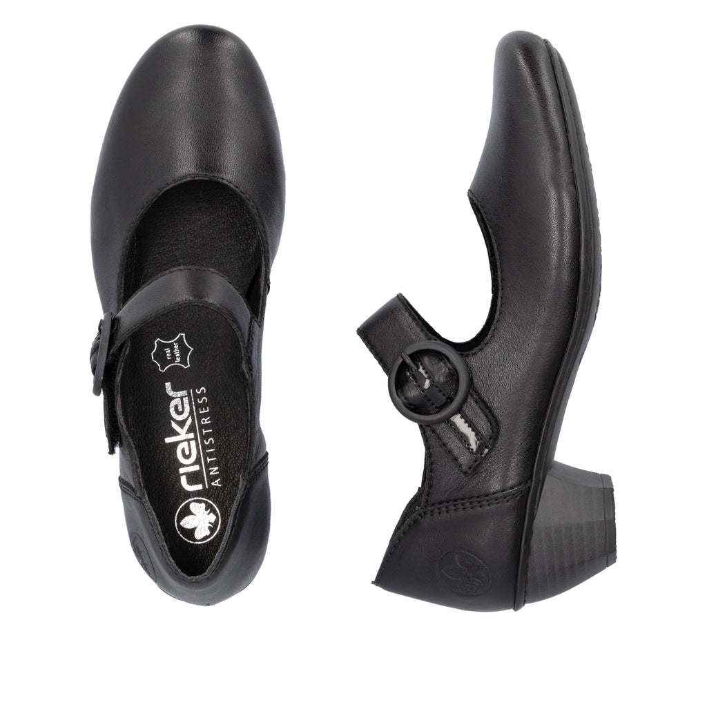 Black Hook & Loop Shoes for Women | Rieker 41756-00