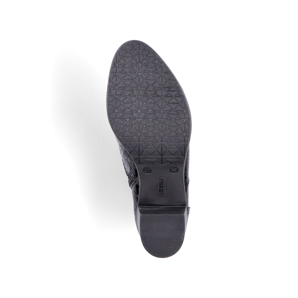 Black Zip Boots for Women | Rieker Y2032-00