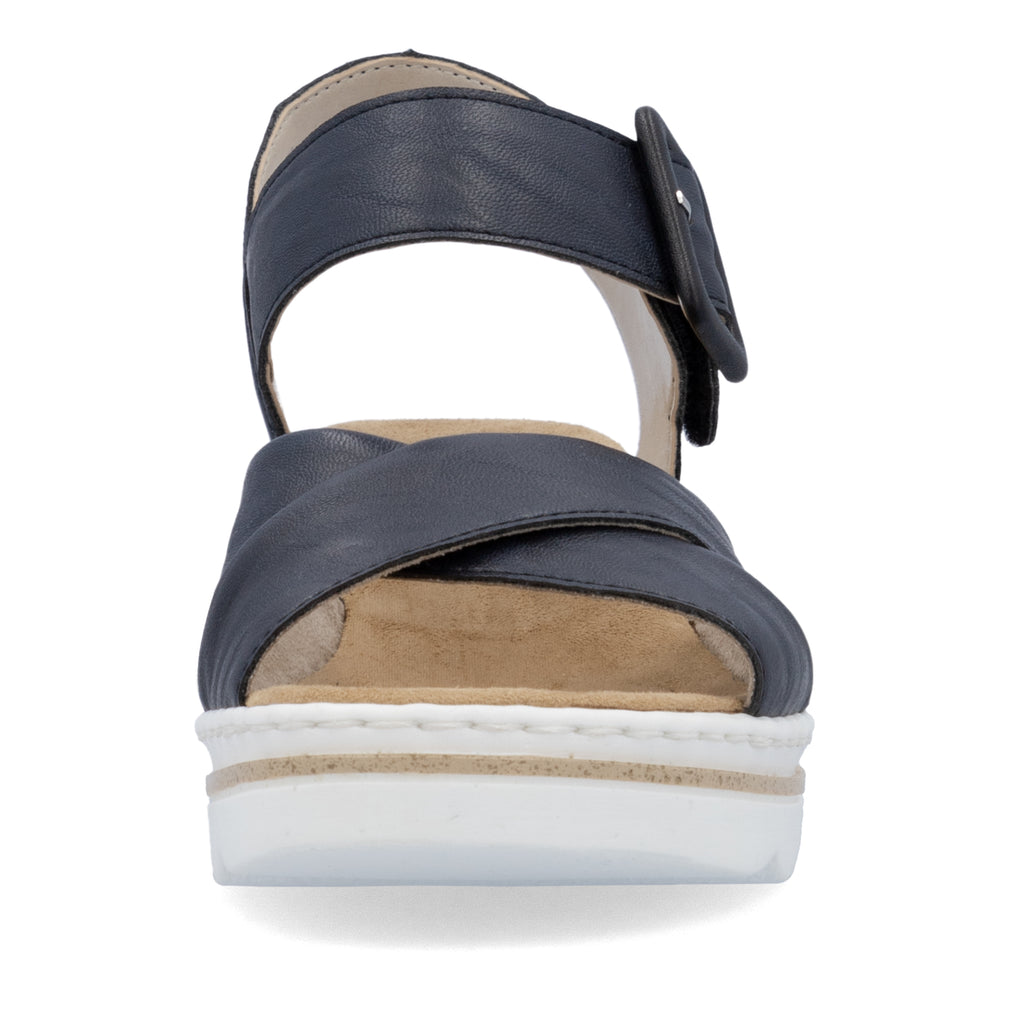 Blue Hook & Loop Sandals for Women | Rieker 67463-14