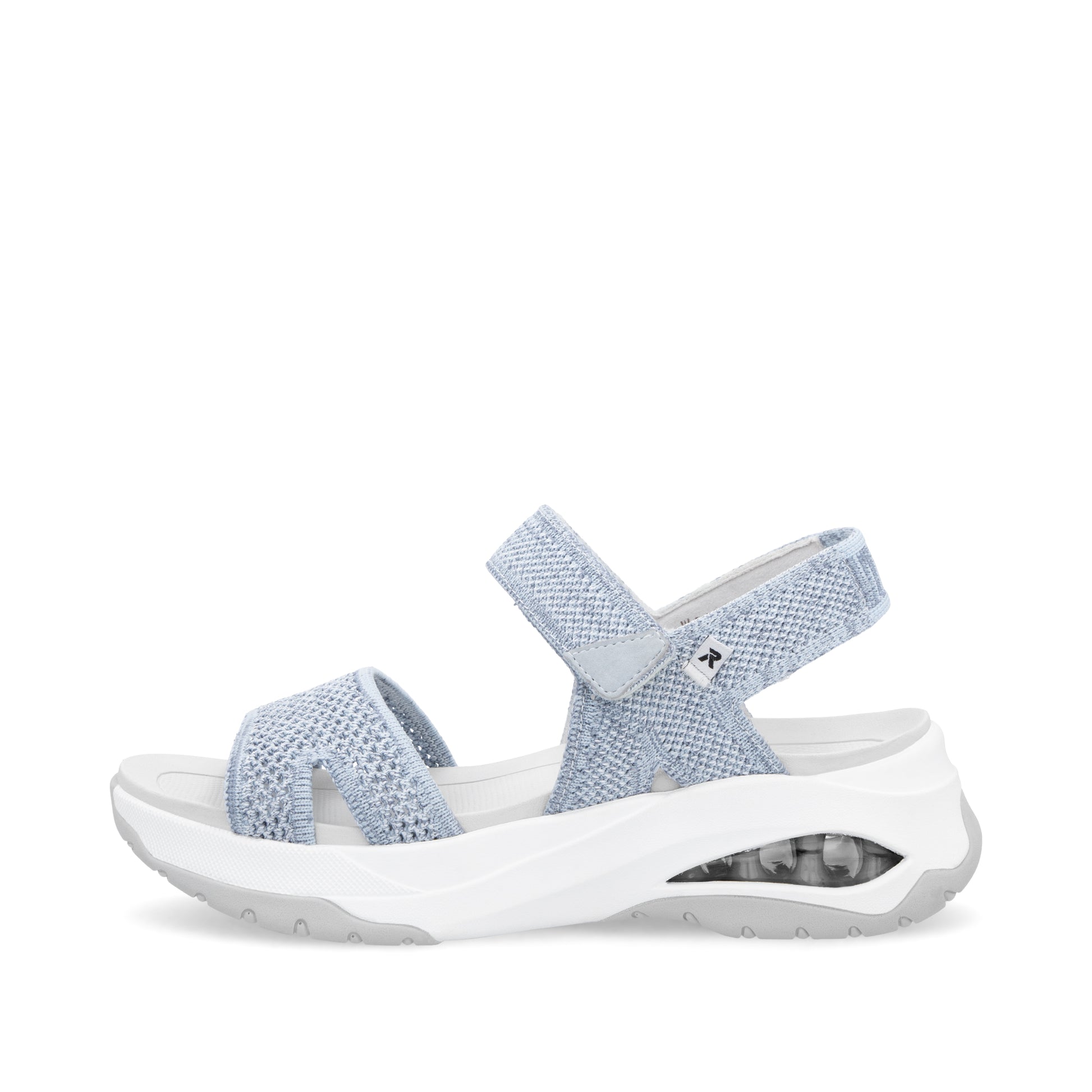 Blue Hook & Loop Sandals for Women | Rieker W3152-10